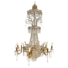 Antique Chandelier, 19th Century, Russian or Swedish 8 Light
