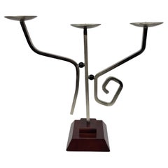 Chandelier 3 bras Garance Vallée X Monoprix, métal et bois France Série Limitée