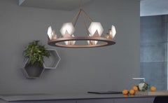Chandelier Artemide by Alabastro Italiano