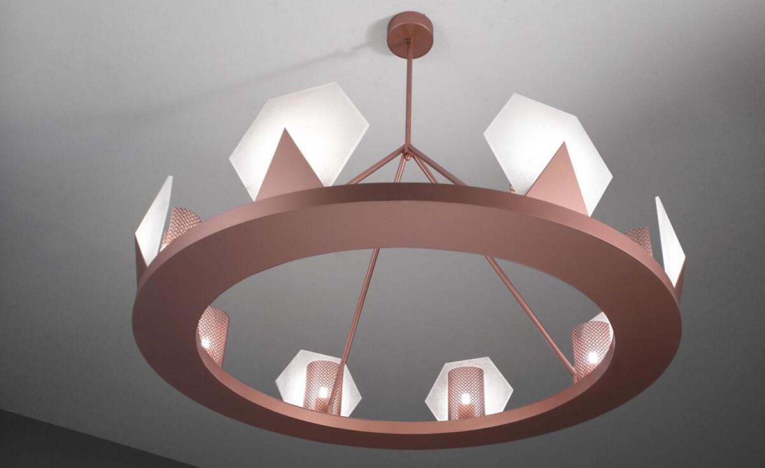 Chandelier Artemide by Alabastro Italiano In New Condition For Sale In Geneve, CH