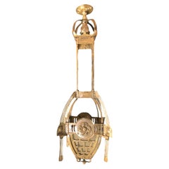 Chandelier Arts and Crafts In Style of Charles Rennie Mackintosh, 1883