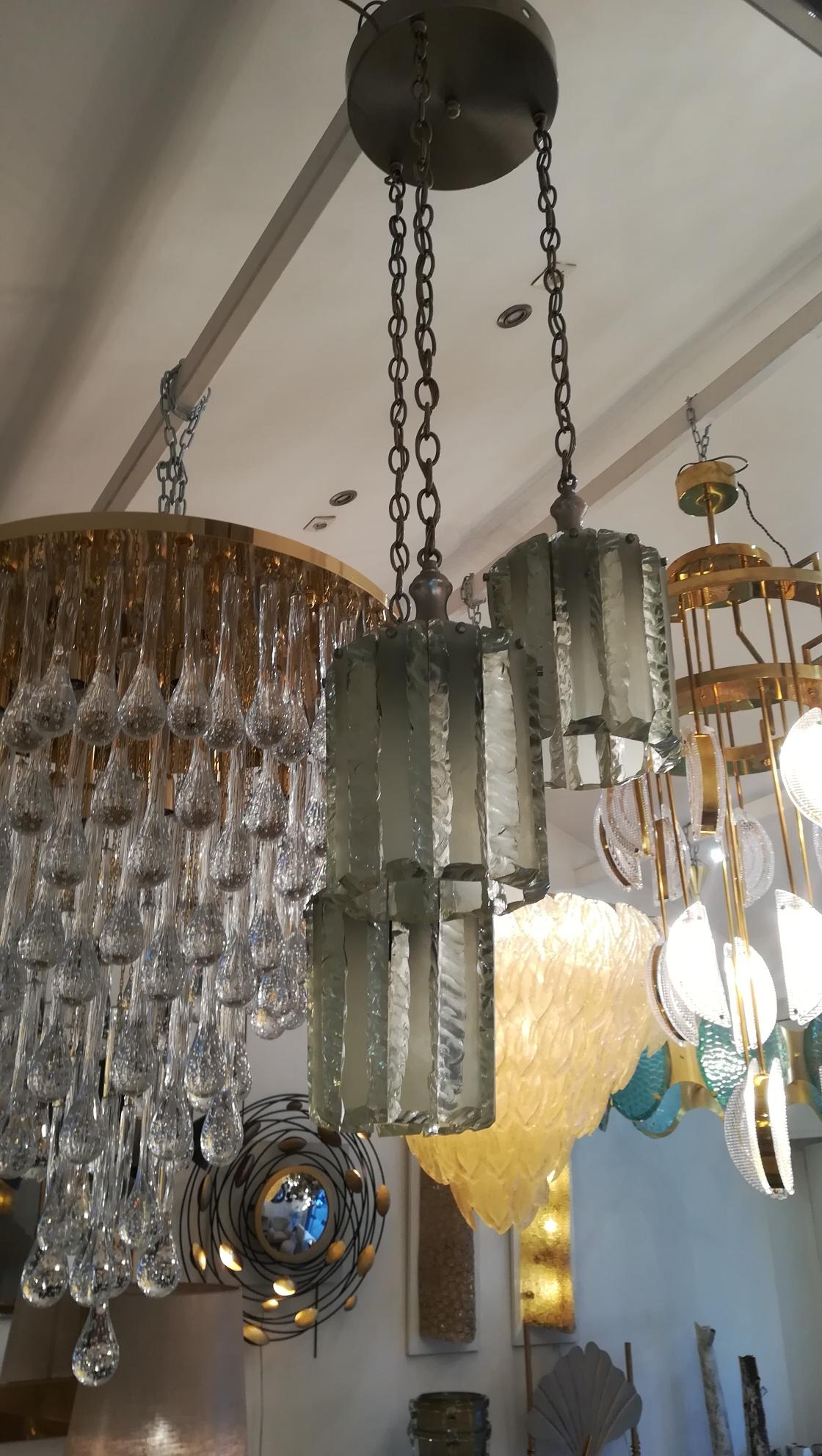 Chandelier Attrib. Max Ingrand, circa 1950 For Sale 1