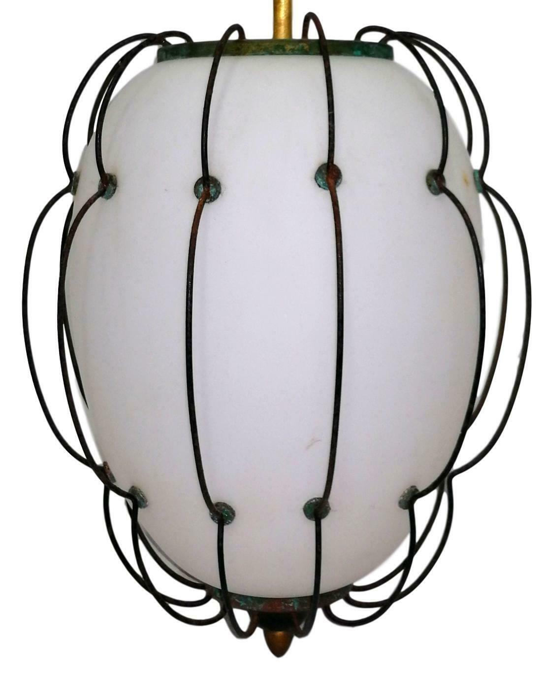 Chandelier Attributed Design to Angelo Lelii Lelli for Arredoluce, 1950s In Good Condition In taranto, IT