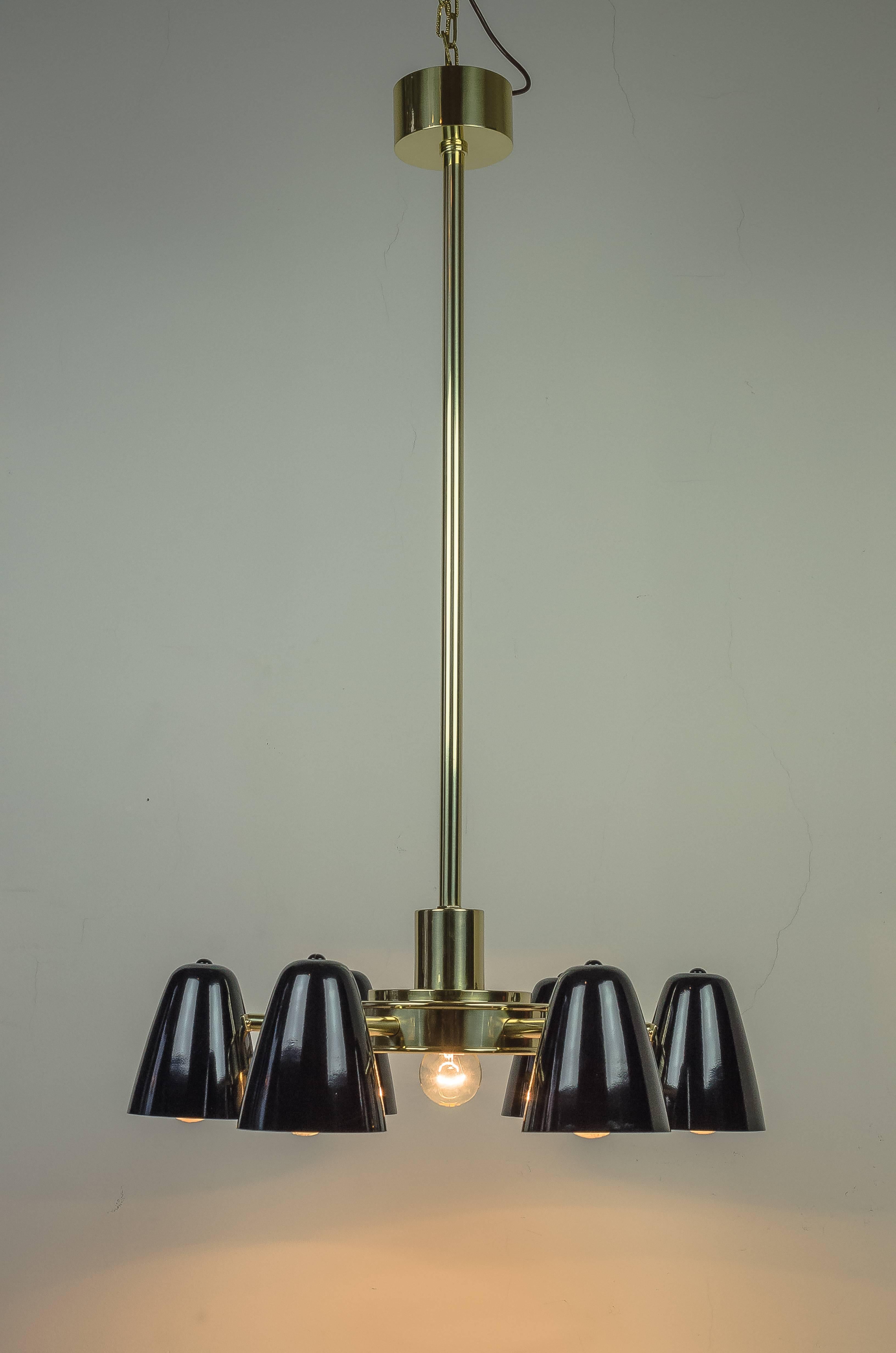 Italian Chandelier Stilnovo Style, circa 1958 For Sale