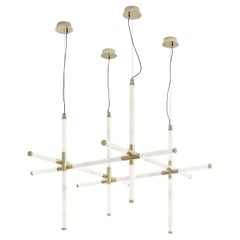 Chandelier available in many colours  Anti shatter glass champagne Chrome finish