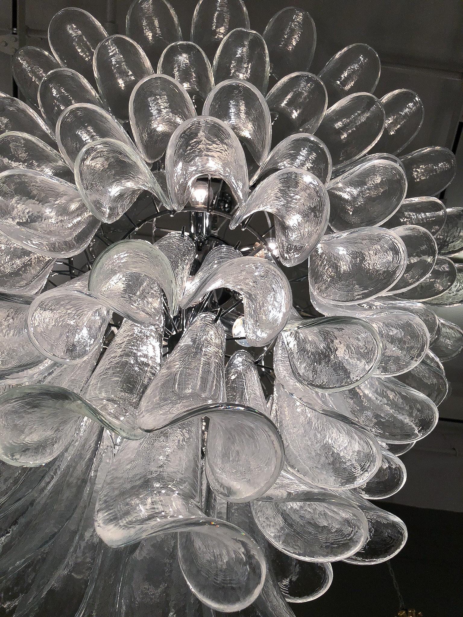 Chandelier by A. V. Mazzega, Italy, 'Murano, ' 1970s In Good Condition In New York, NY