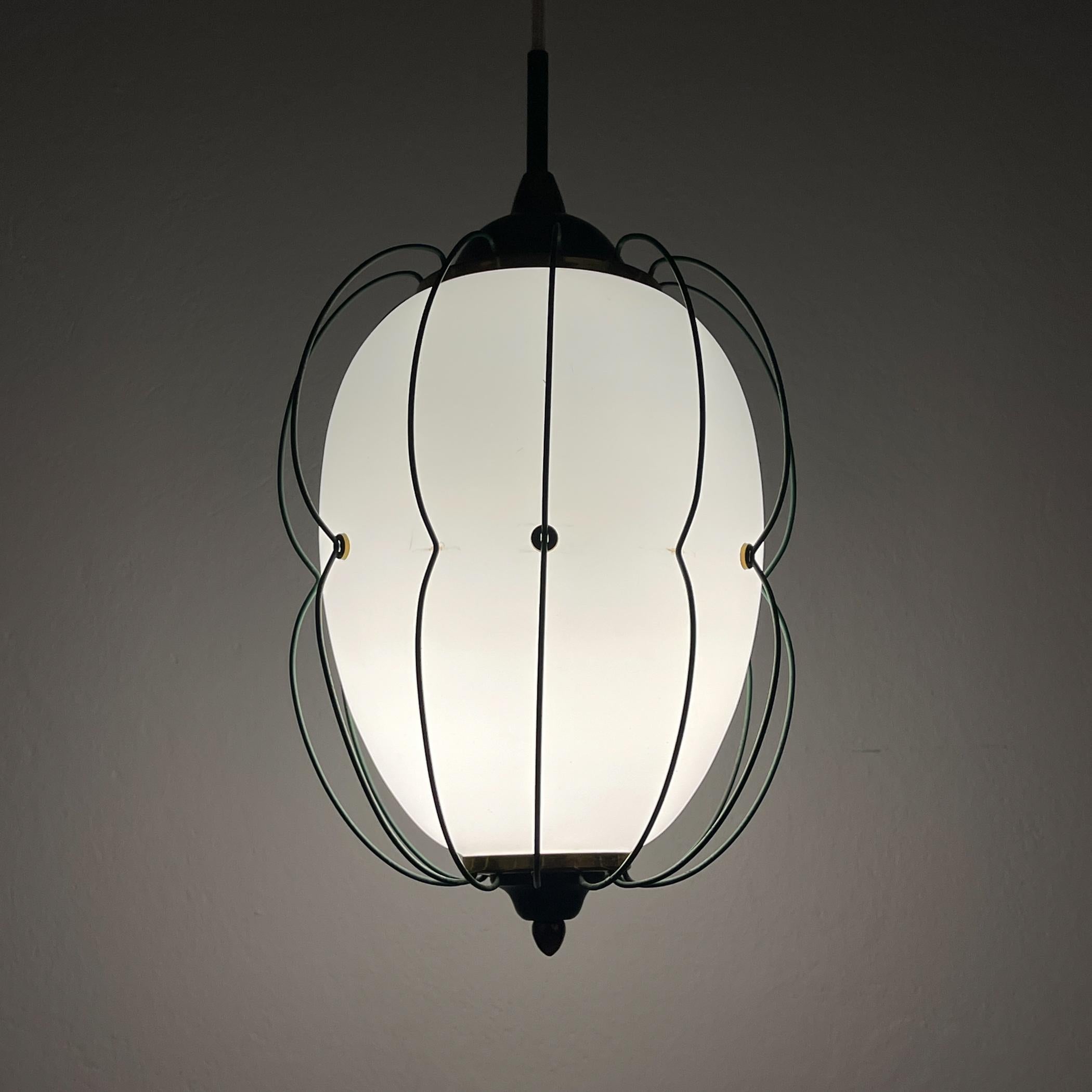 Lampadario di Angelo Lelii per Arredoluce, Italia 1958 In condizioni buone in vendita a Miklavž Pri Taboru, SI