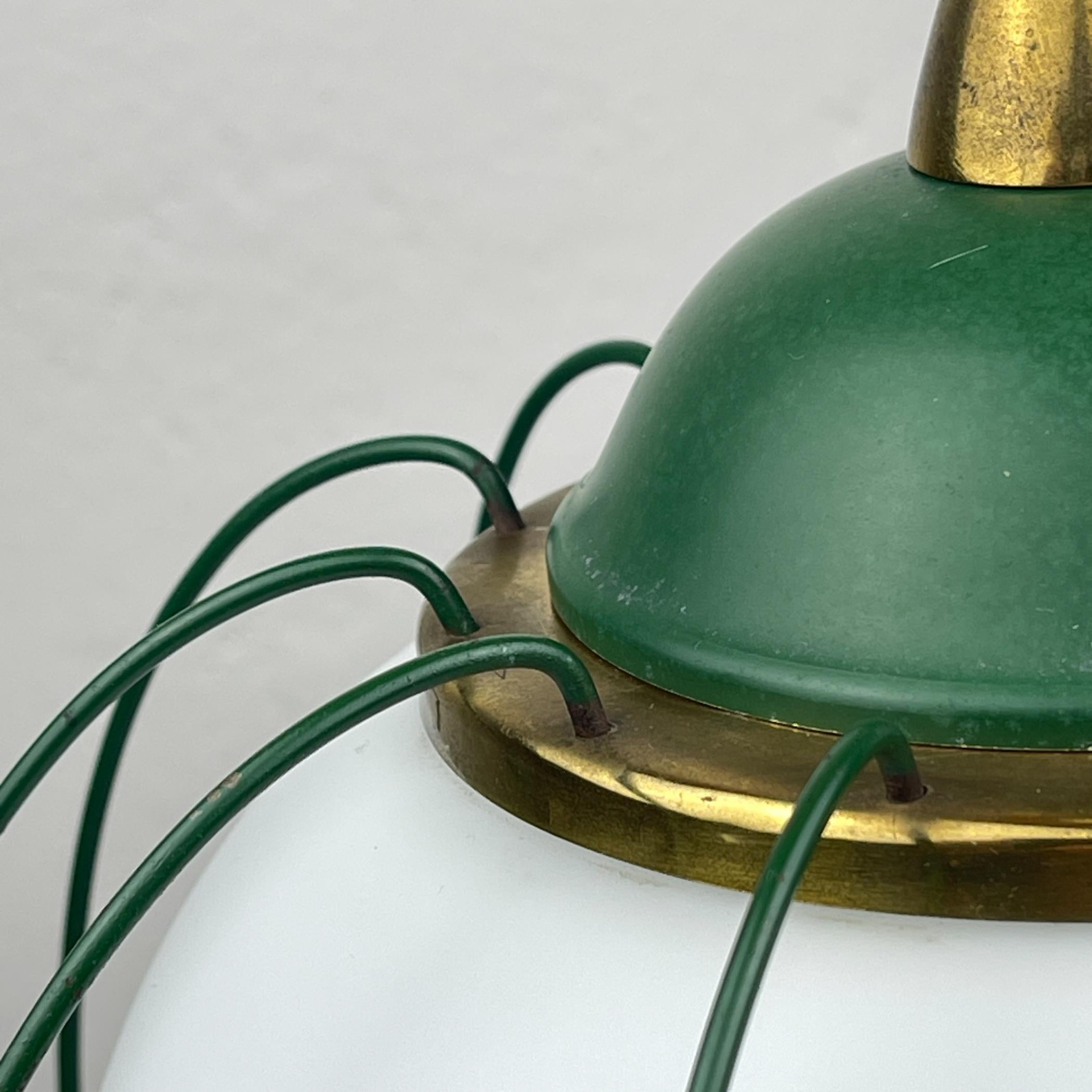 Ottone Lampadario di Angelo Lelii per Arredoluce, Italia 1958 in vendita