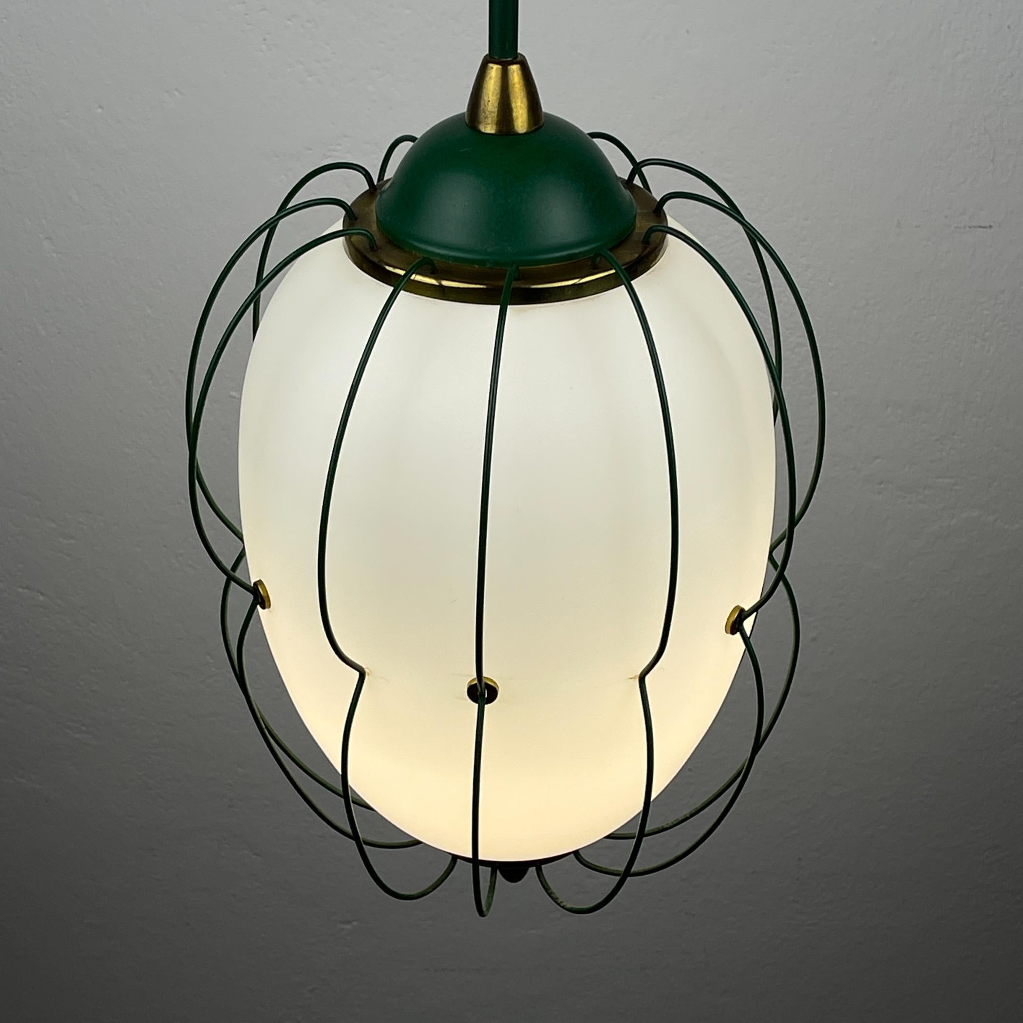 Lampadario di Angelo Lelii per Arredoluce, Italia 1958 in vendita 1