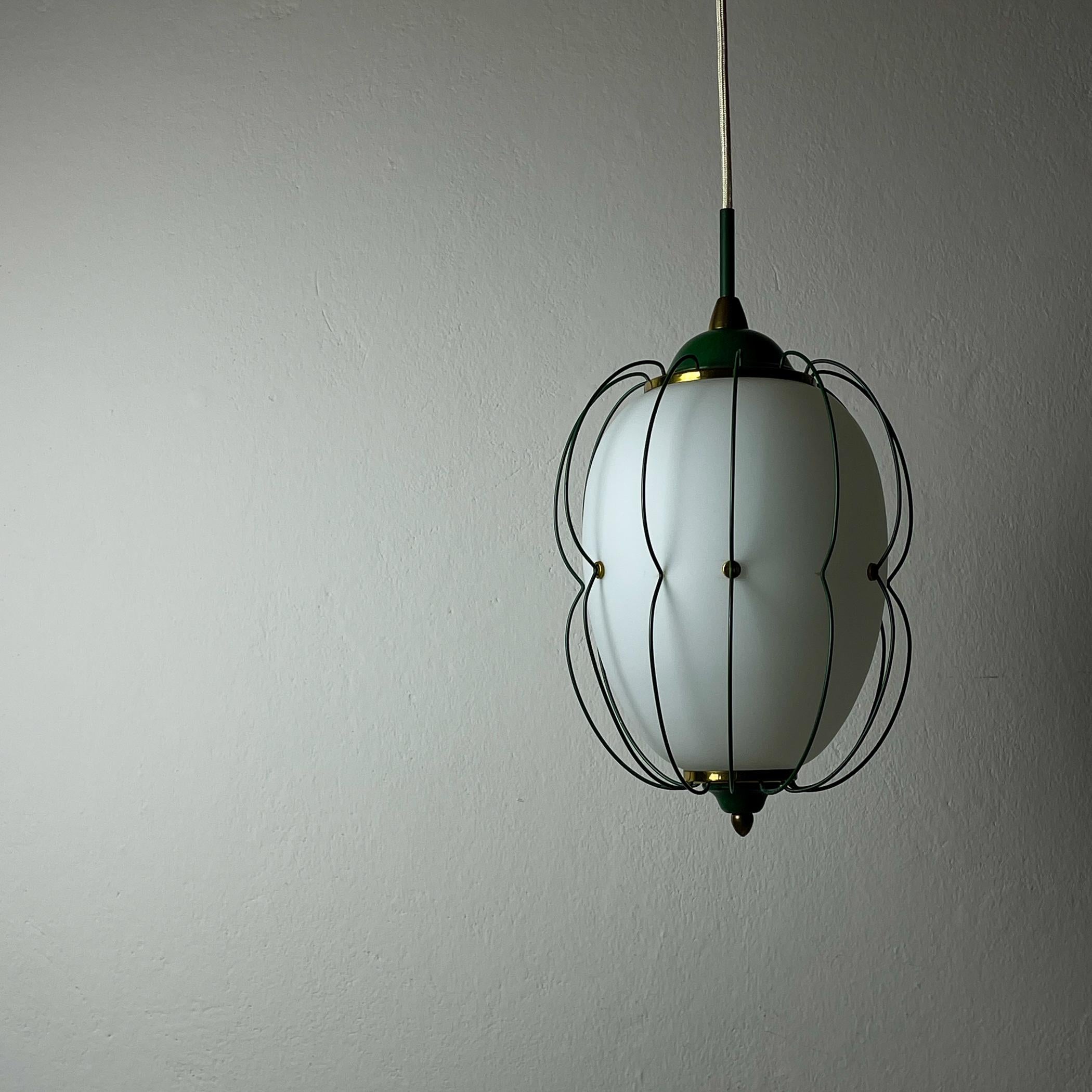 Lampadario di Angelo Lelii per Arredoluce, Italia 1958 in vendita 2