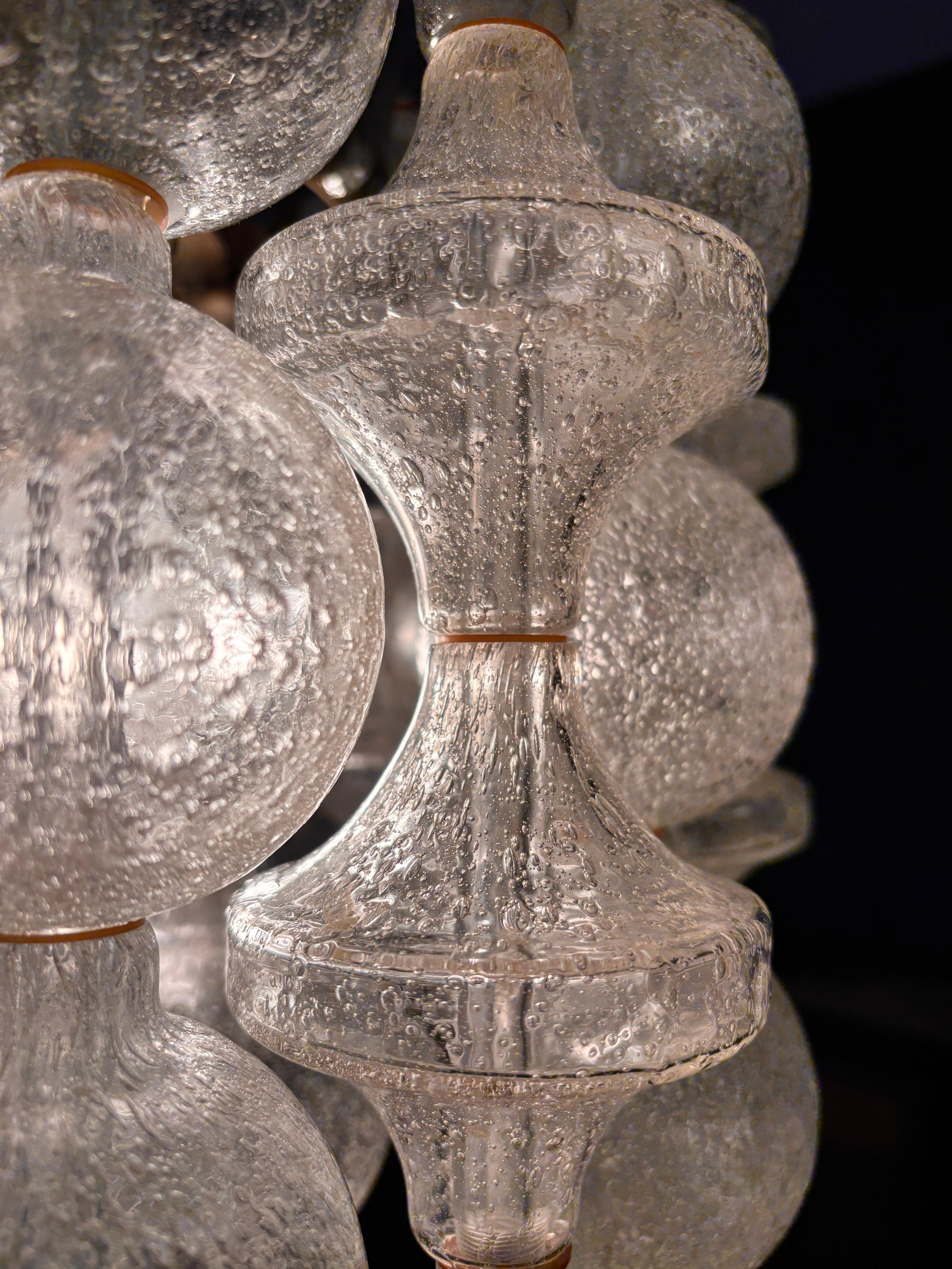 Lampadario di Archimede Seguso per Seguso 60s Italy in vendita 5