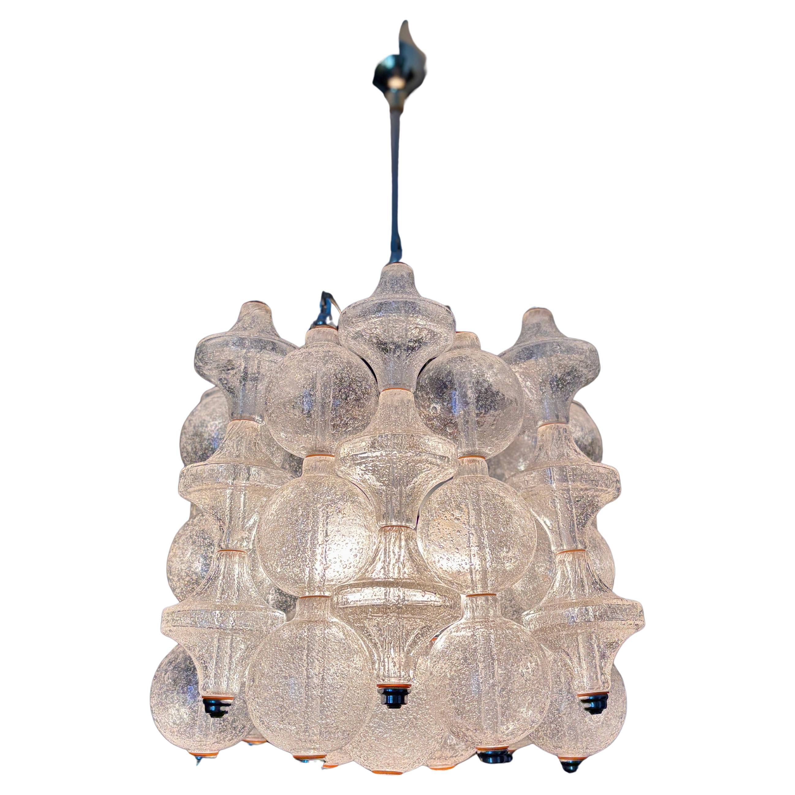 Chandelier by Archimede Seguso for Seguso 60s Italy