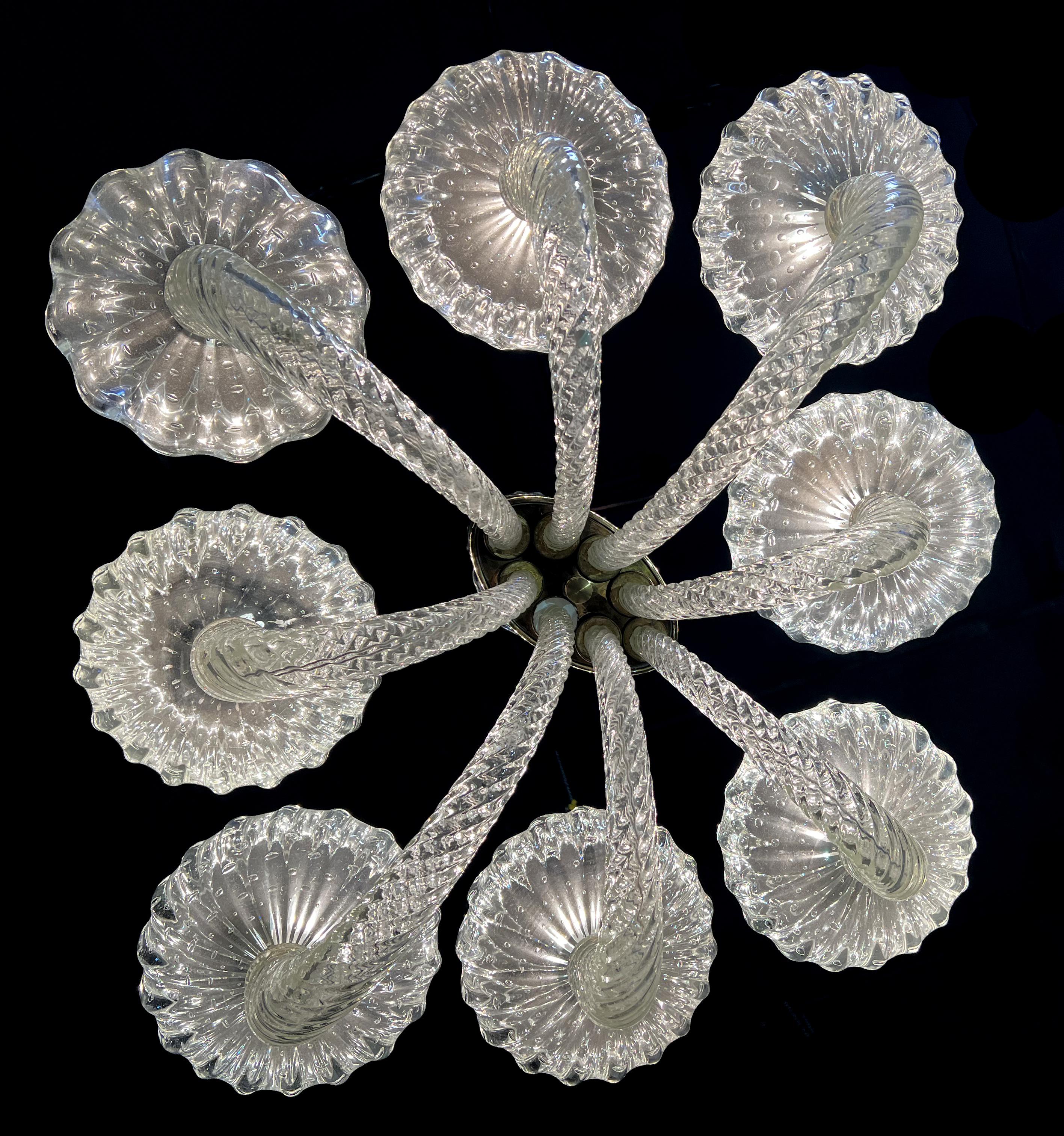 Lustre Barovier & Toso, Murano, 1940 en vente 2