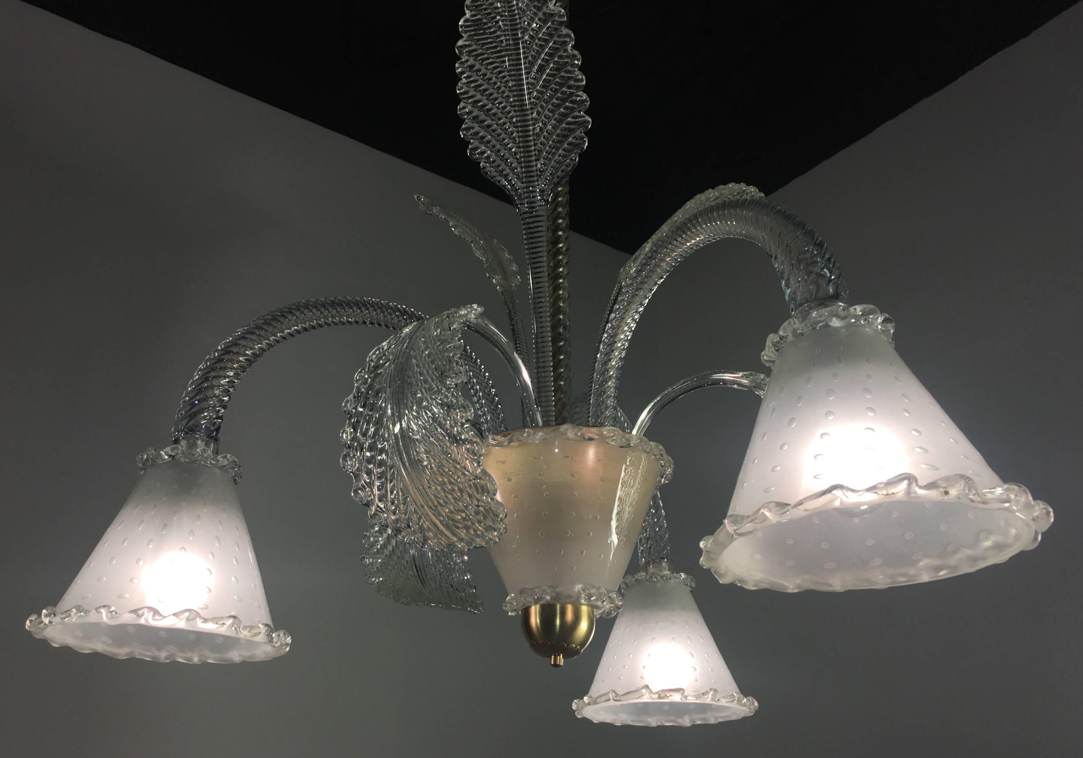 Araña de Barovier & Toso, Murano, años 40 en venta 7