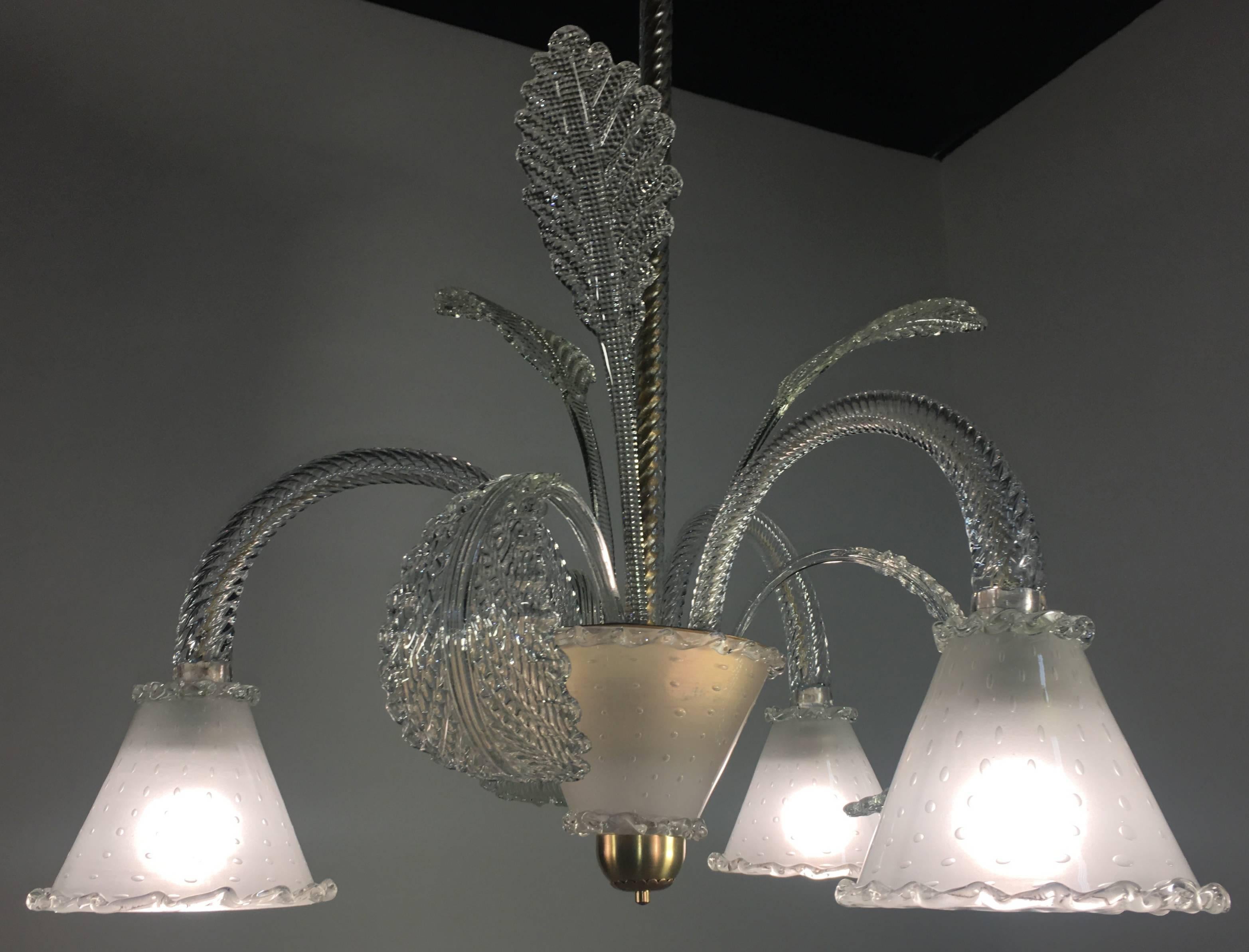 Araña de Barovier & Toso, Murano, años 40 en venta 8