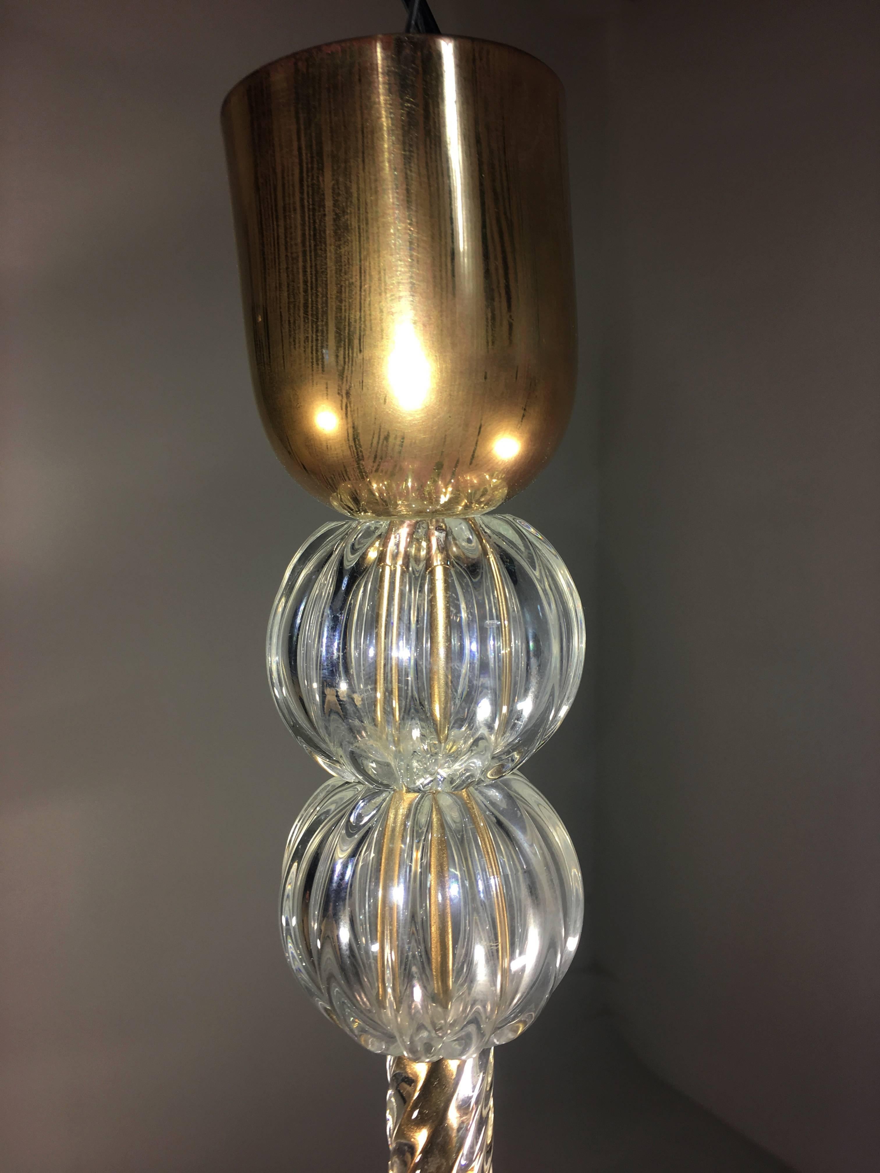 Araña de Barovier & Toso, Murano, años 40 en venta 12