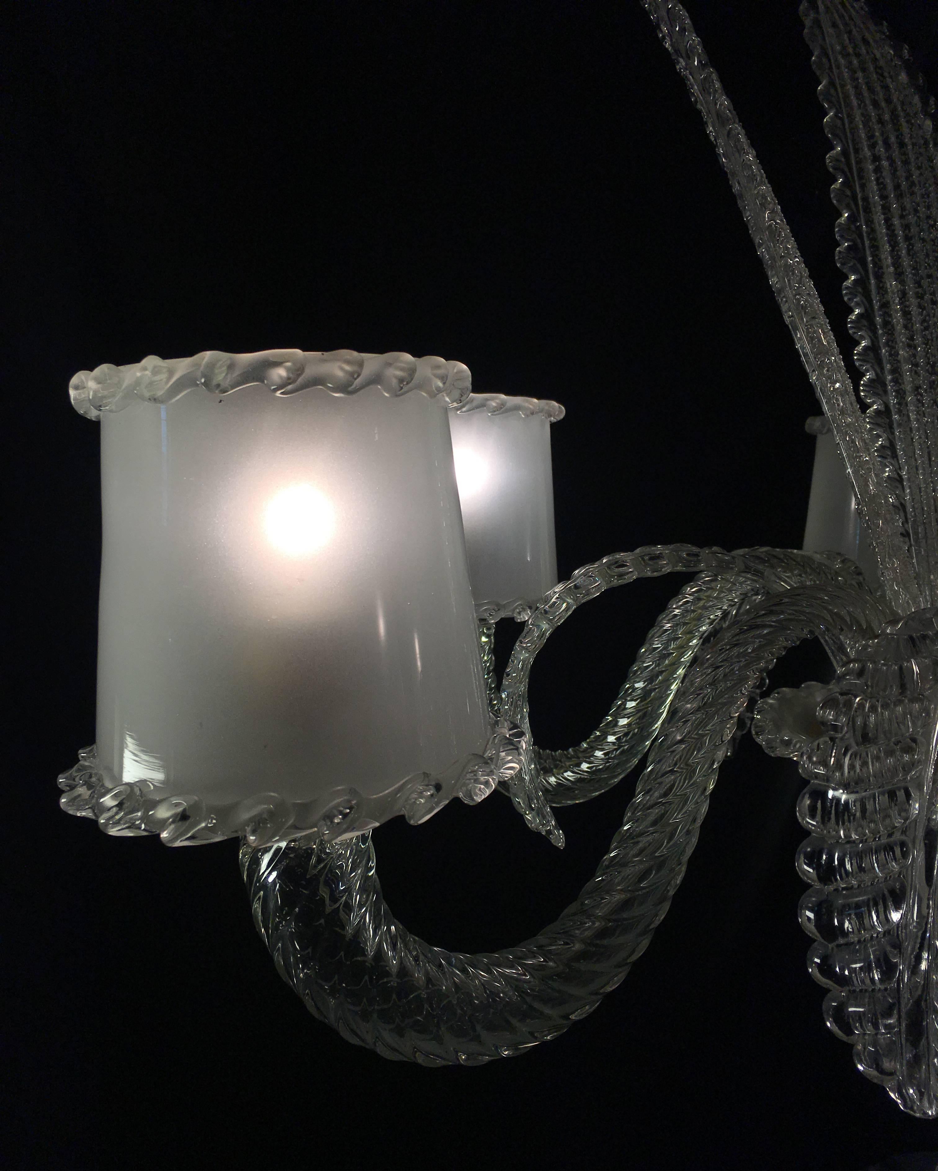 lampadario barovier e toso anni '40