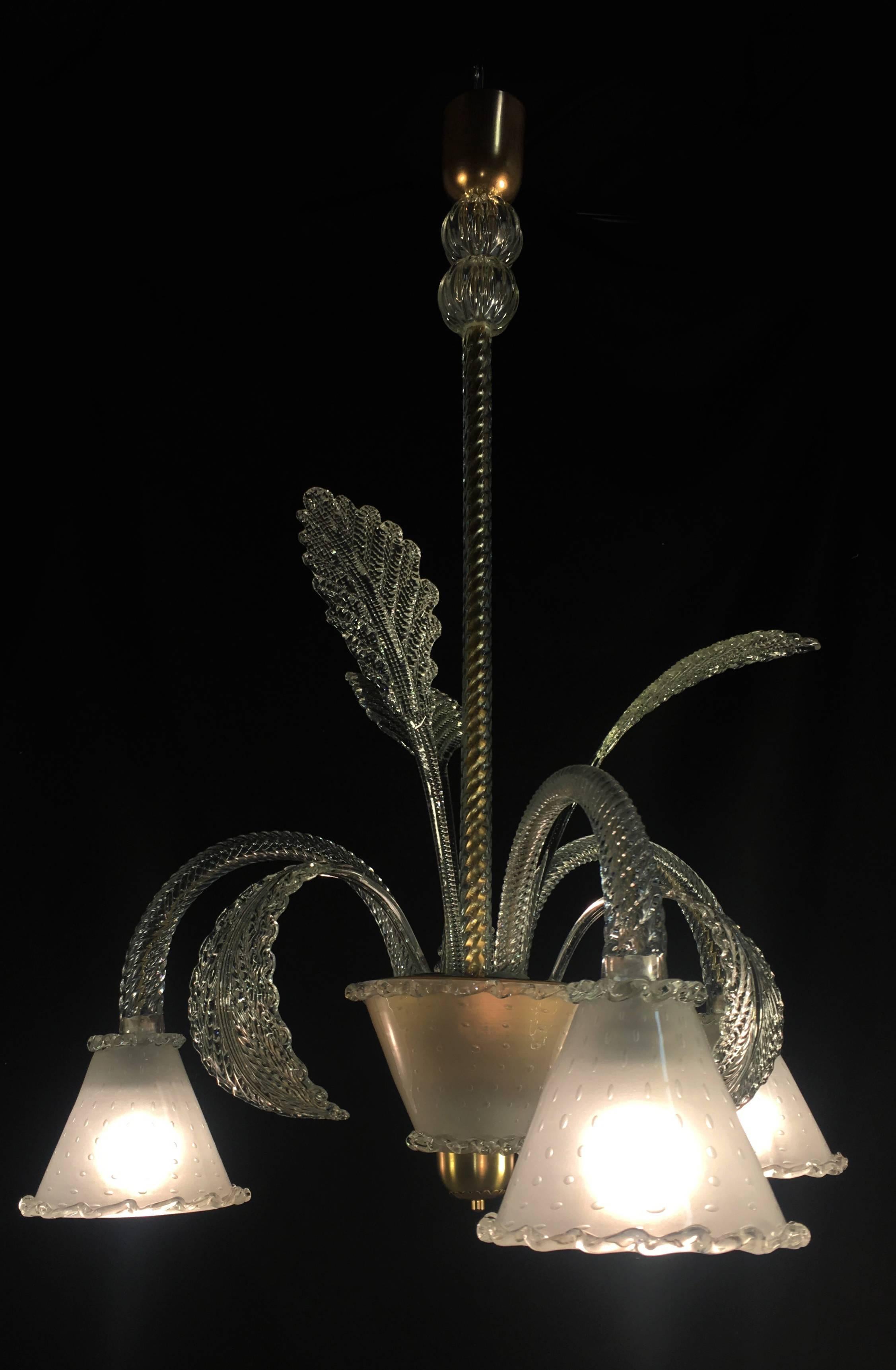 Araña de Barovier & Toso, Murano, años 40 mediados del siglo XX en venta