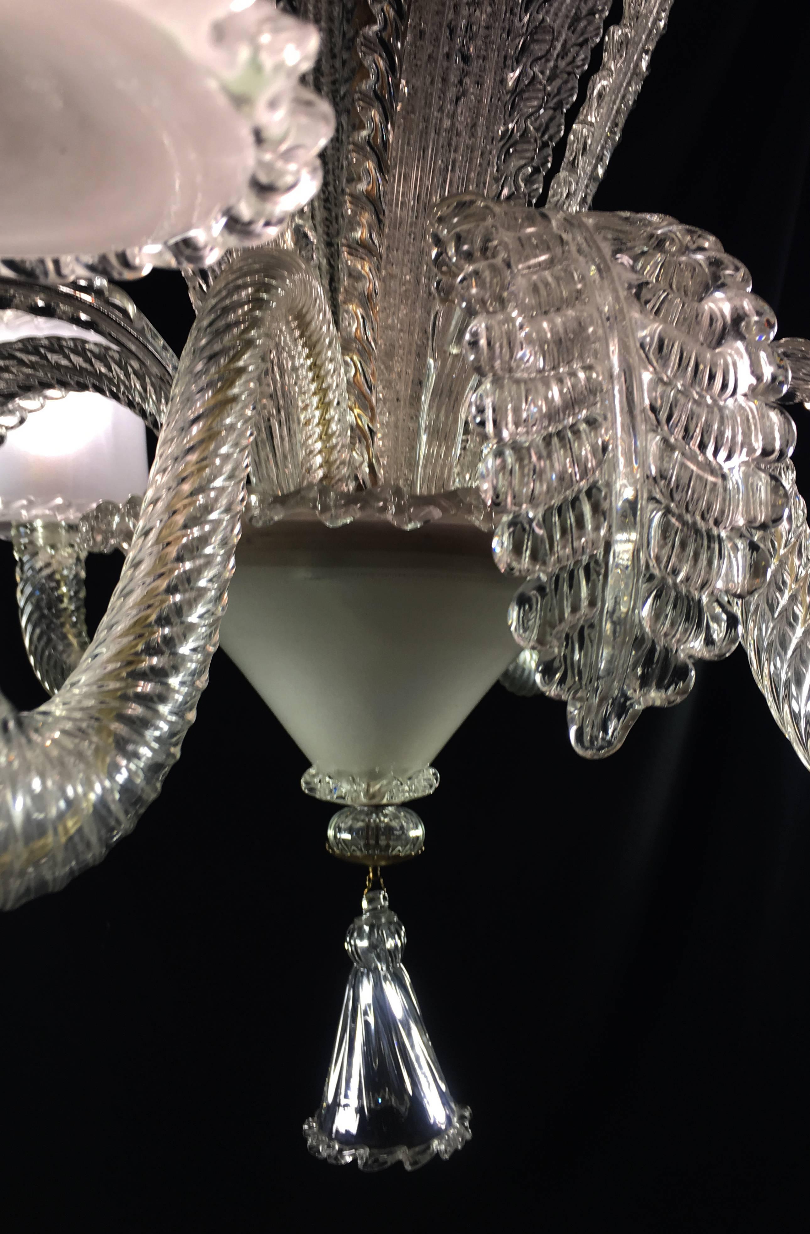 Italiano Lampadario di Barovier & Toso, Murano, anni '40 in vendita