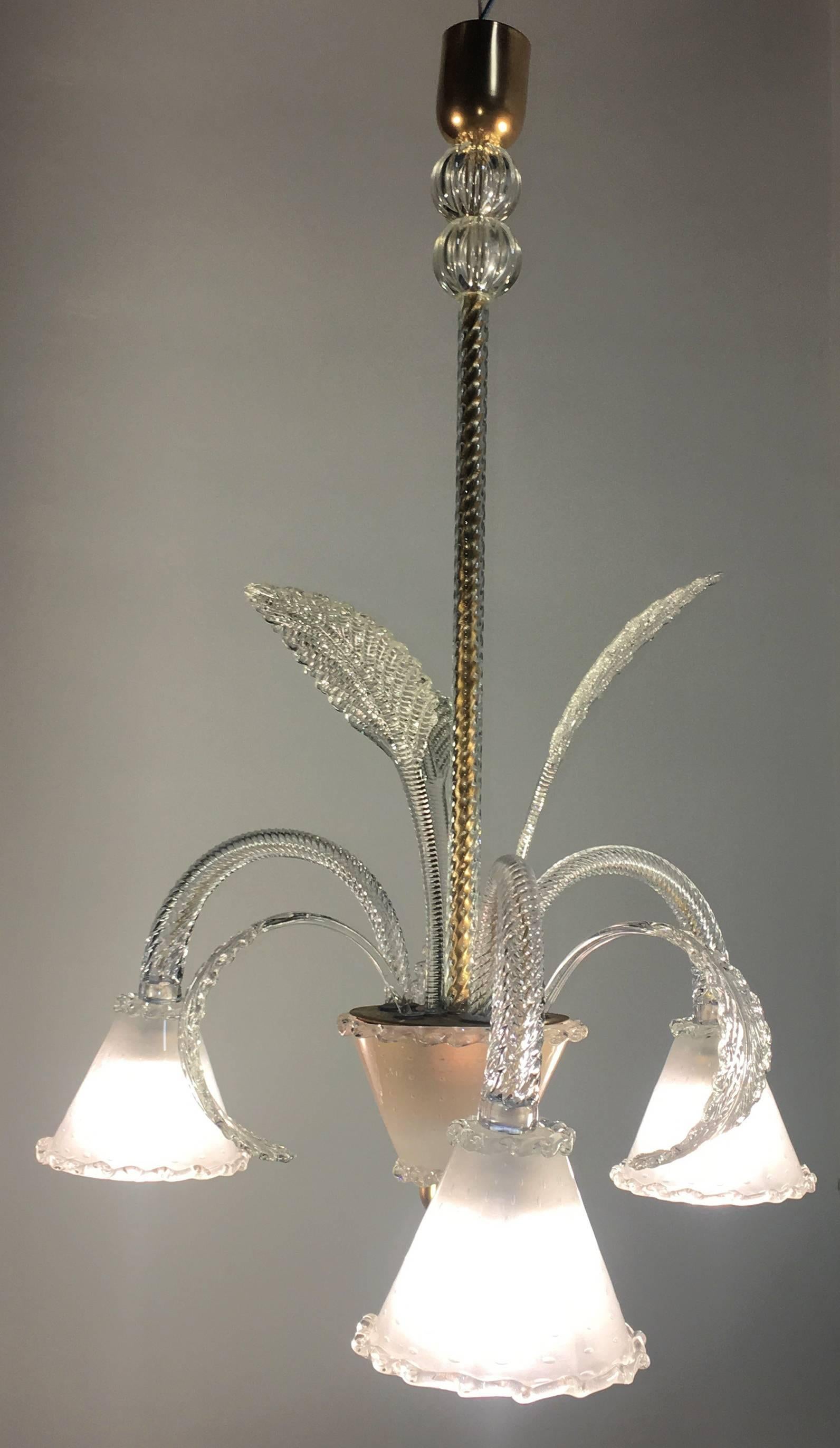 Araña de Barovier & Toso, Murano, años 40 en venta 2