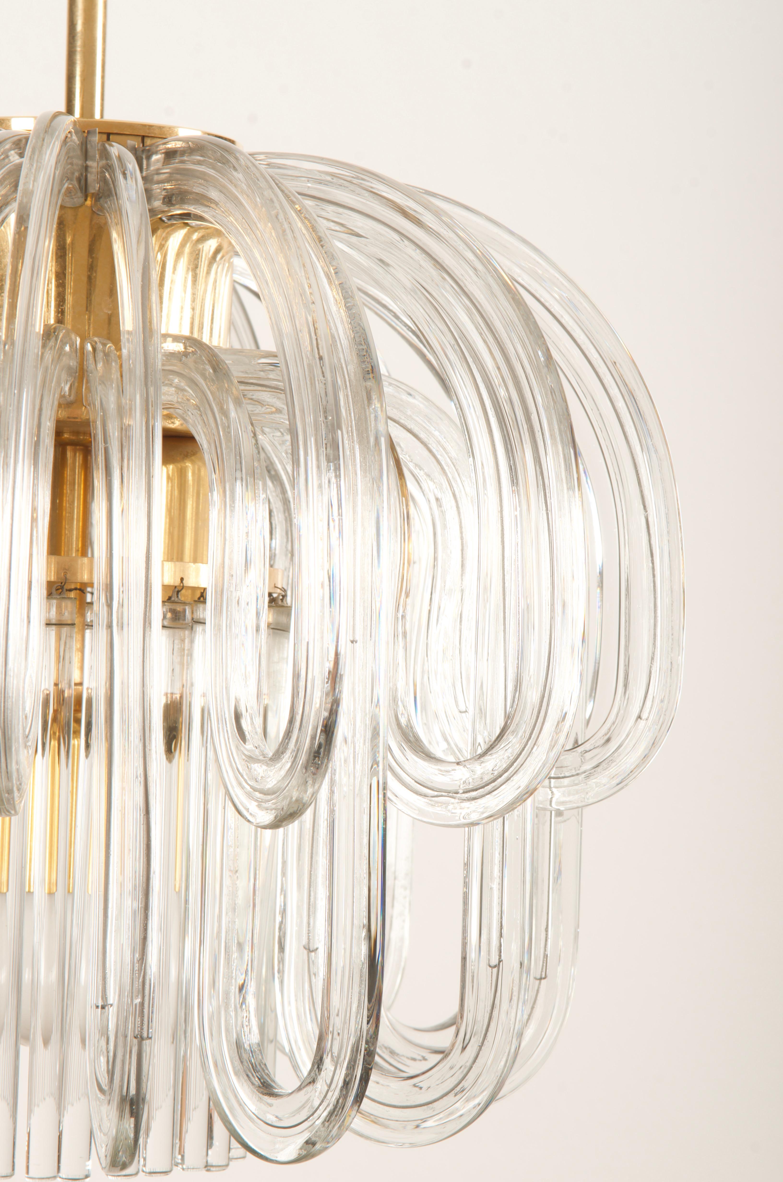 Chandelier by Cari Zalloni for Bakalowits & Söhne For Sale 5