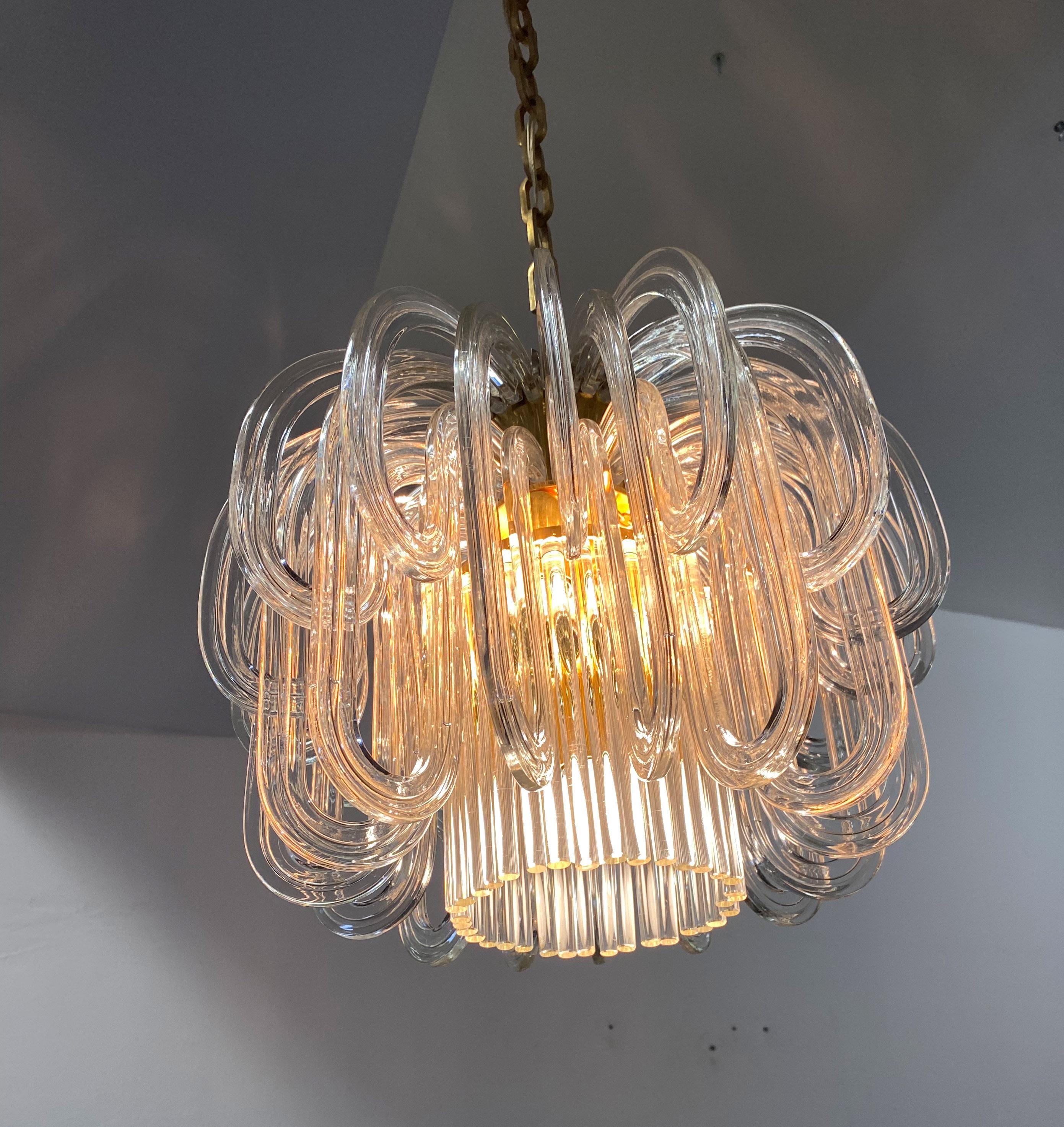 Chandelier by Cari Zalloni for Bakalowits & Söhne For Sale 9