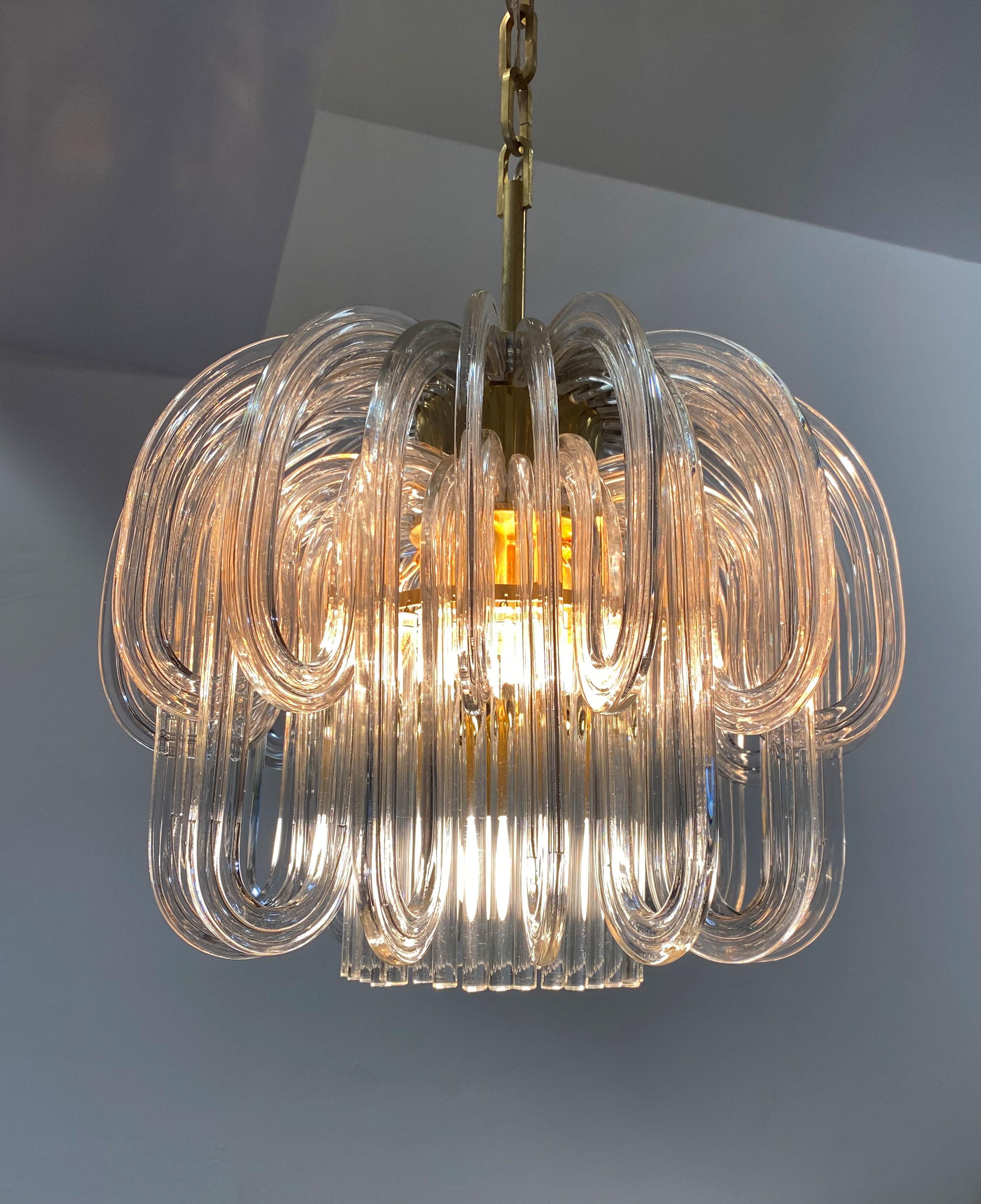 Chandelier by Cari Zalloni for Bakalowits & Söhne For Sale 10