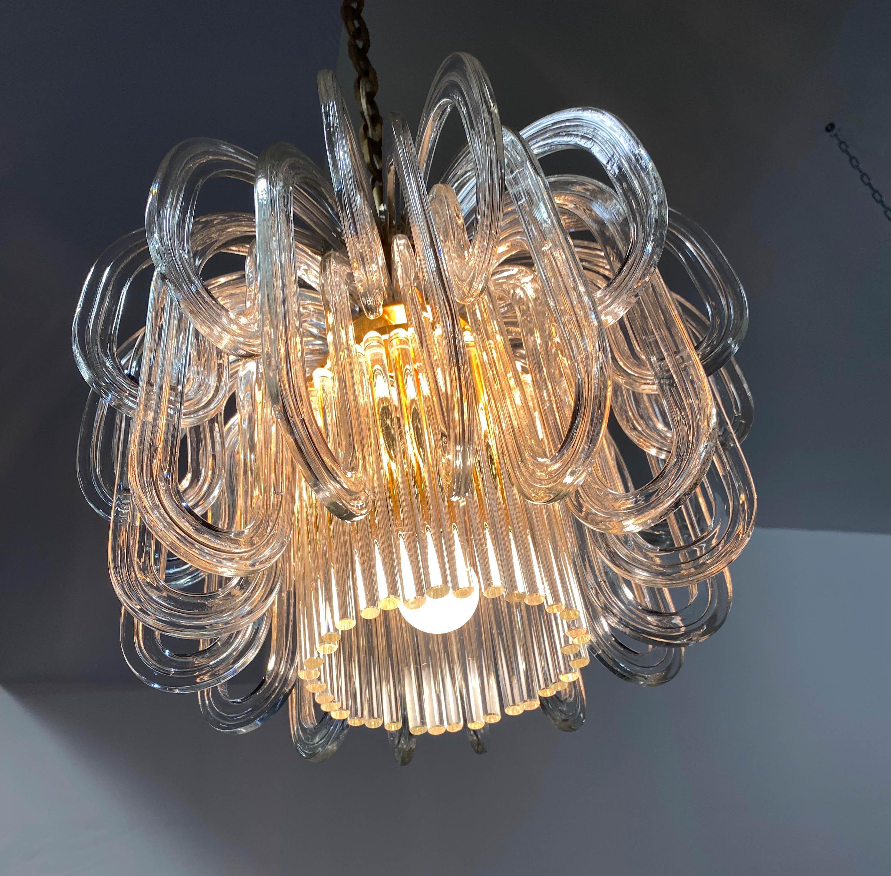 Chandelier by Cari Zalloni for Bakalowits & Söhne For Sale 11
