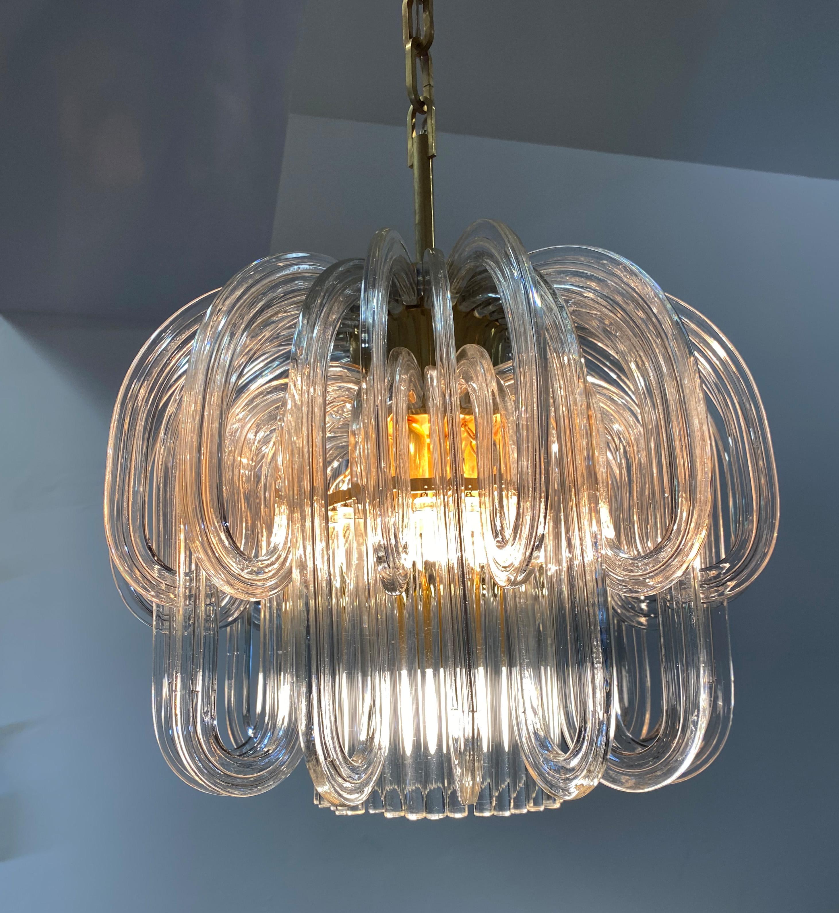 Chandelier by Cari Zalloni for Bakalowits & Söhne For Sale 12