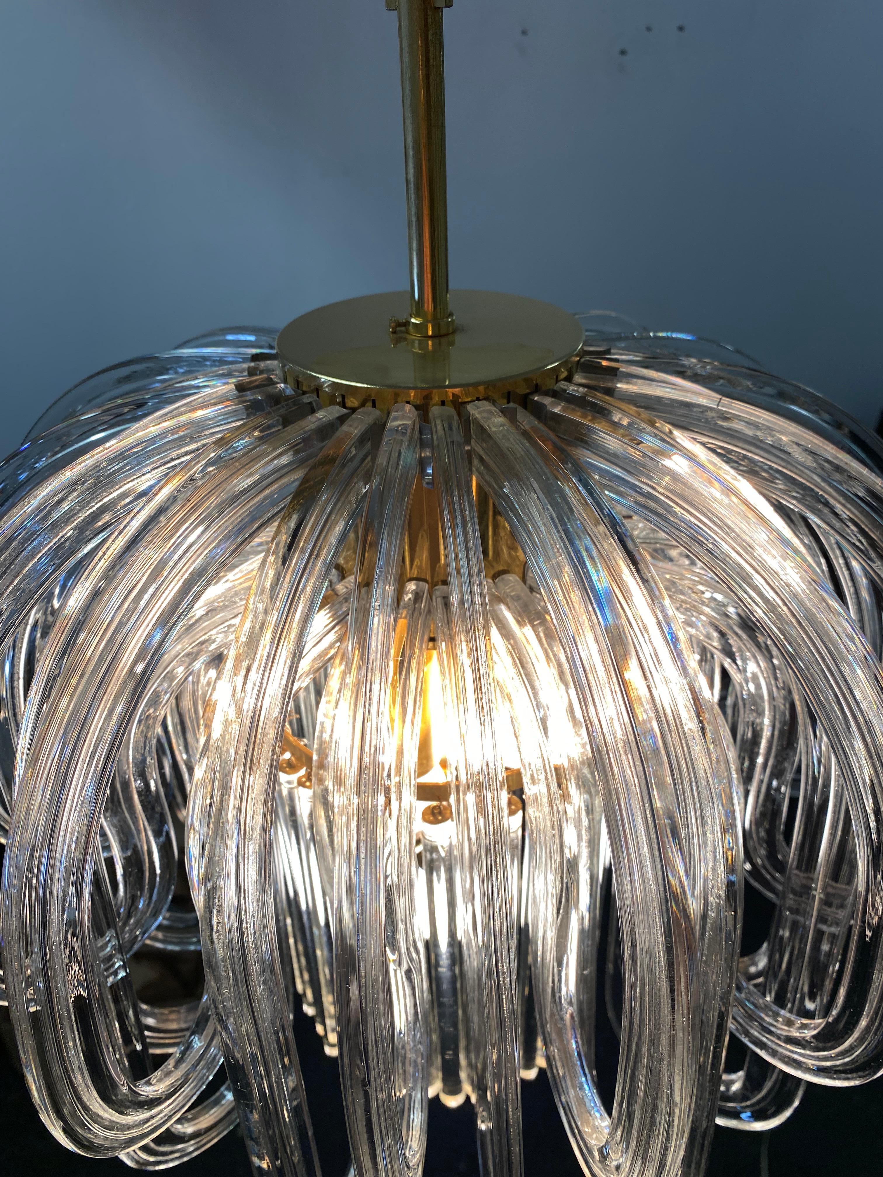 Mid-Century Modern Chandelier by Cari Zalloni for Bakalowits & Söhne For Sale