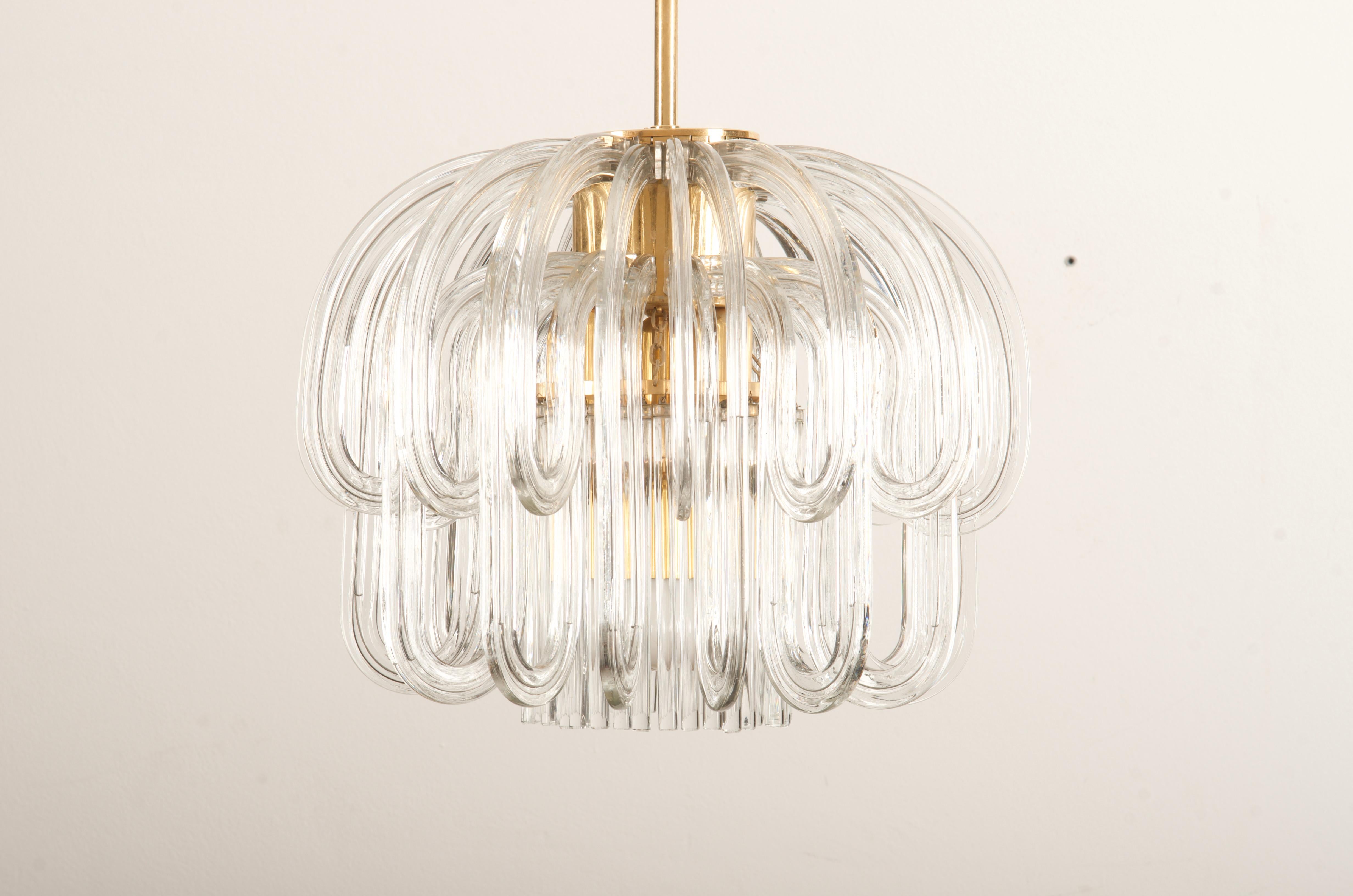 Chandelier by Cari Zalloni for Bakalowits & Söhne In Good Condition For Sale In Vienna, AT