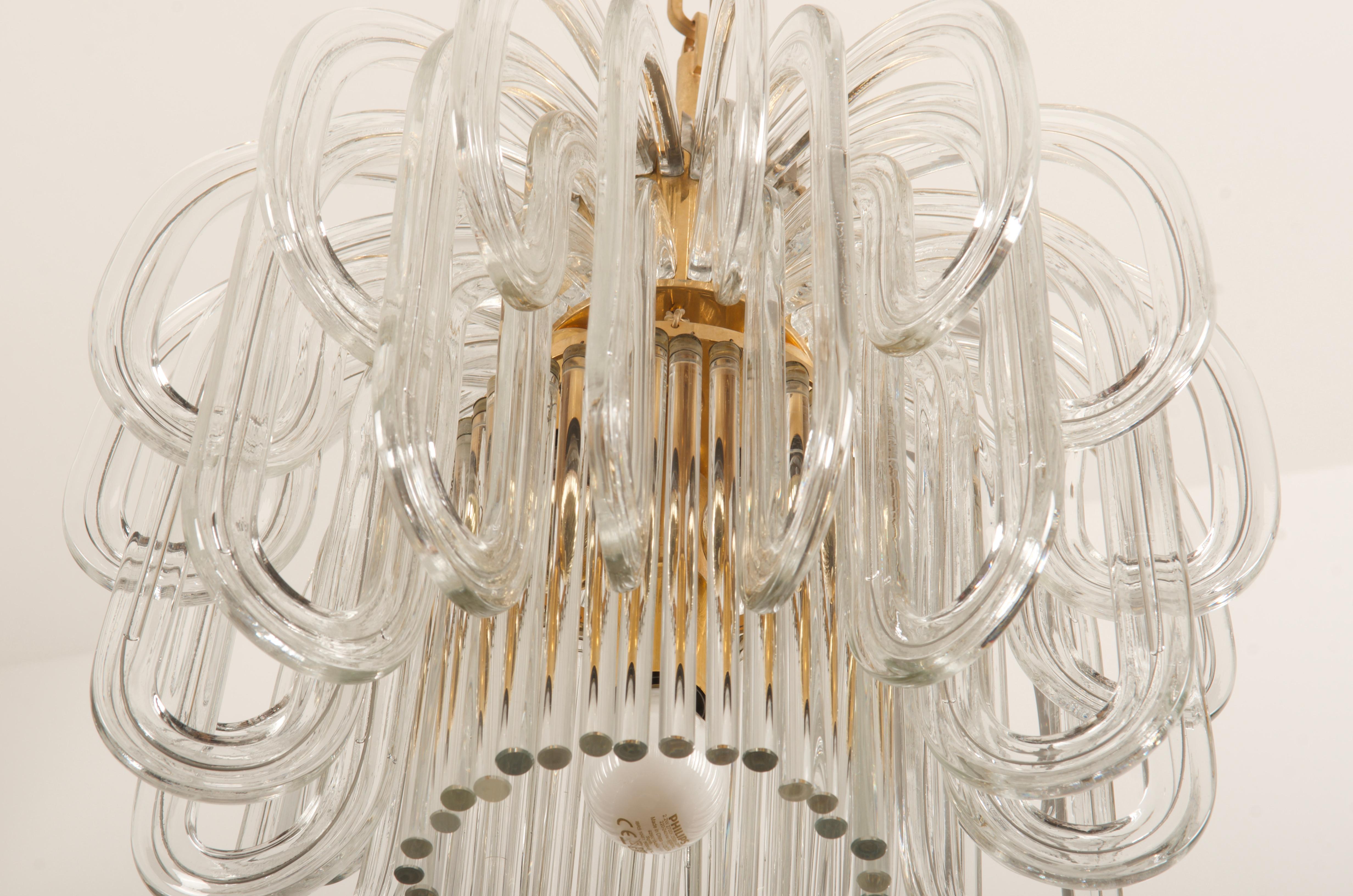 Mid-20th Century Chandelier by Cari Zalloni for Bakalowits & Söhne For Sale