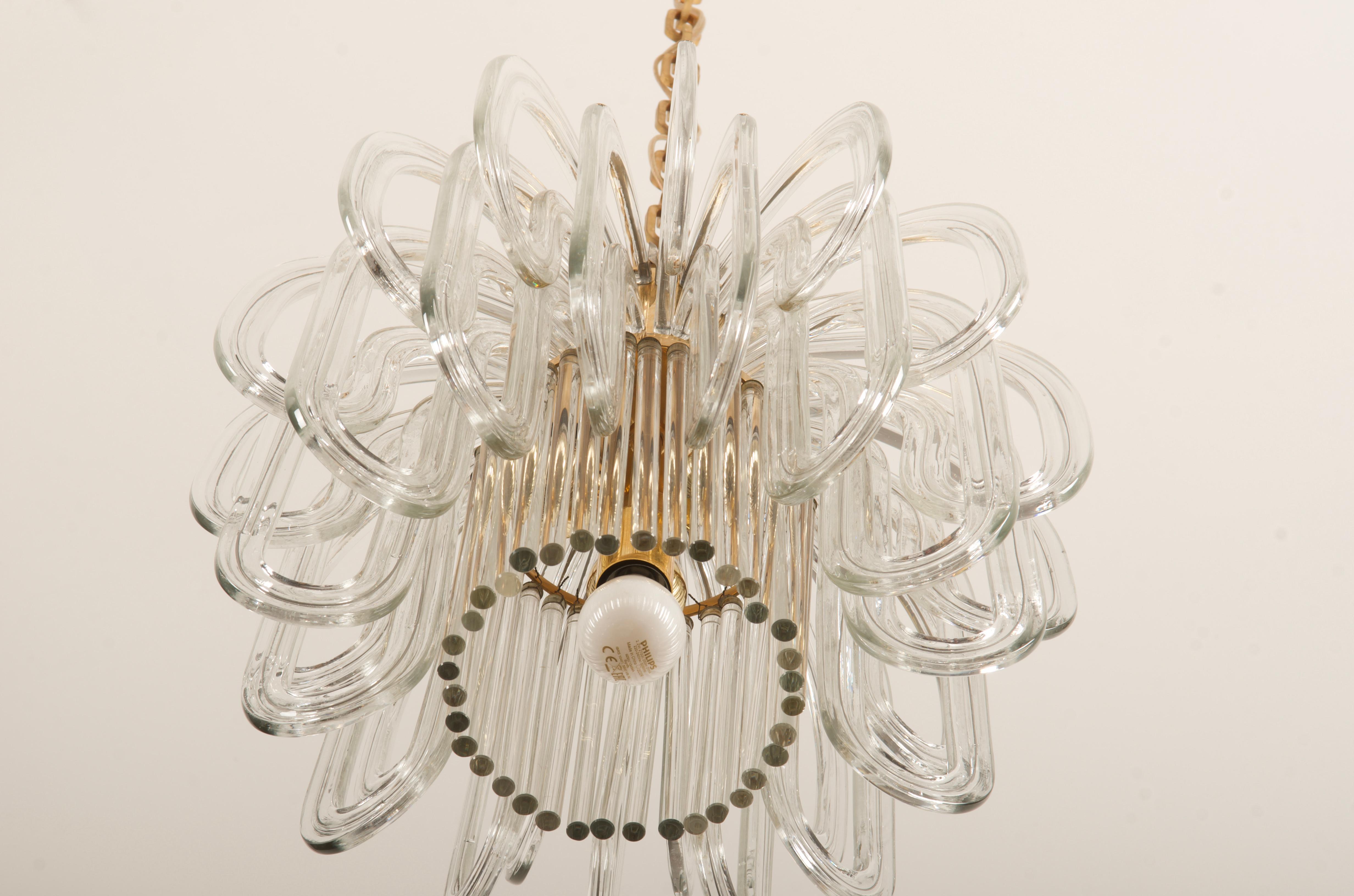 Chandelier by Cari Zalloni for Bakalowits & Söhne For Sale 1