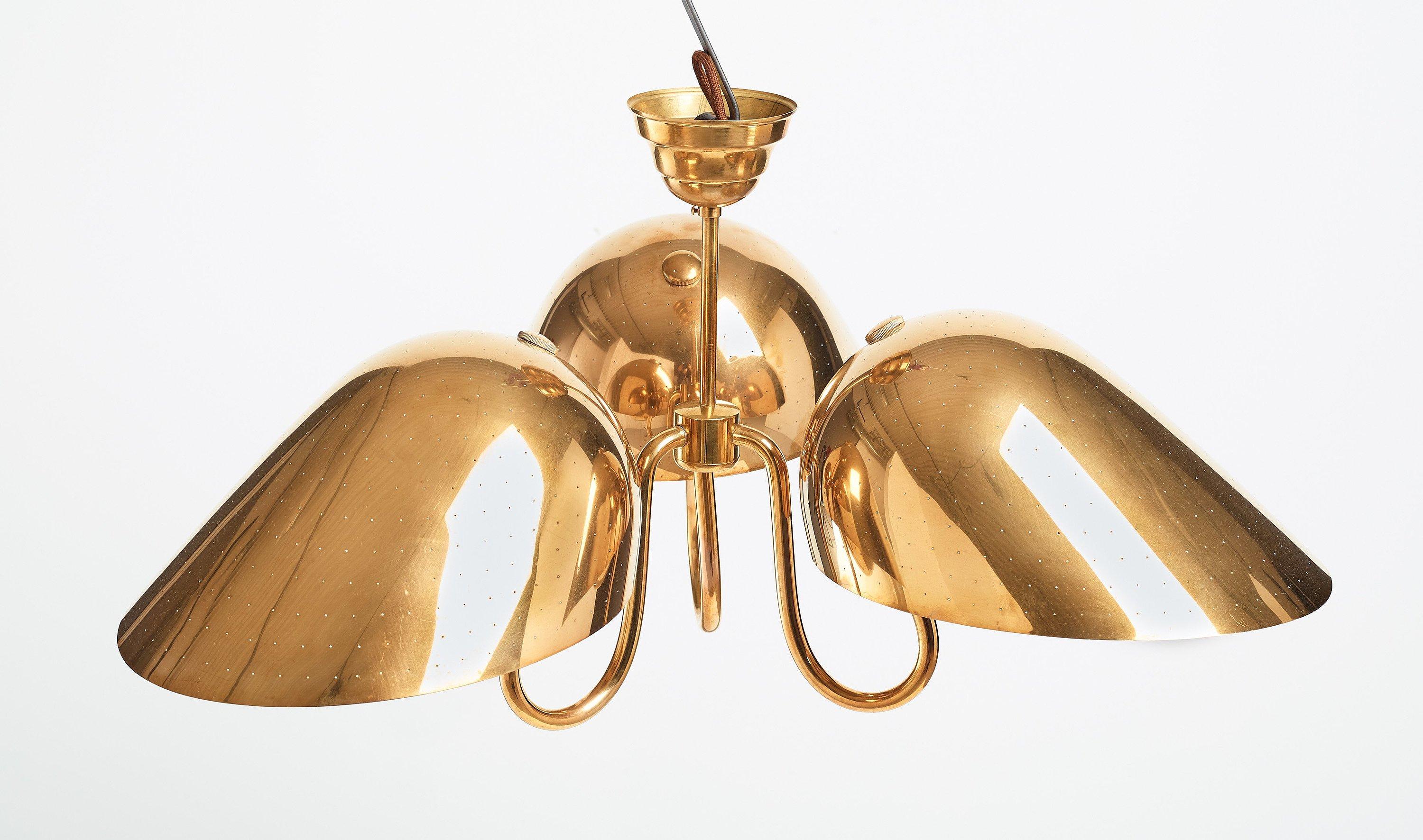 Swedish Chandelier by Carl-Axel Acking, Sweden, 1940s