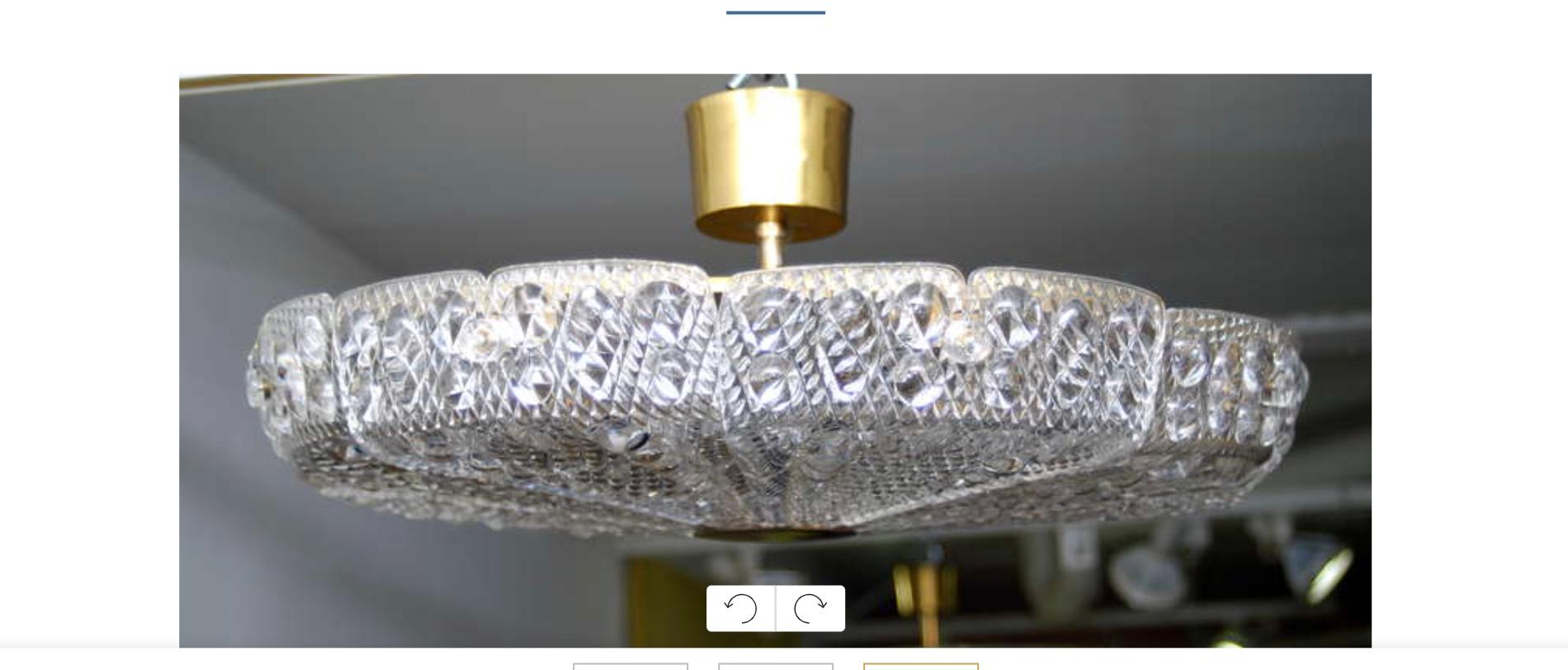 Swedish Chandelier by Carl Fagerlund for Orrefors For Sale