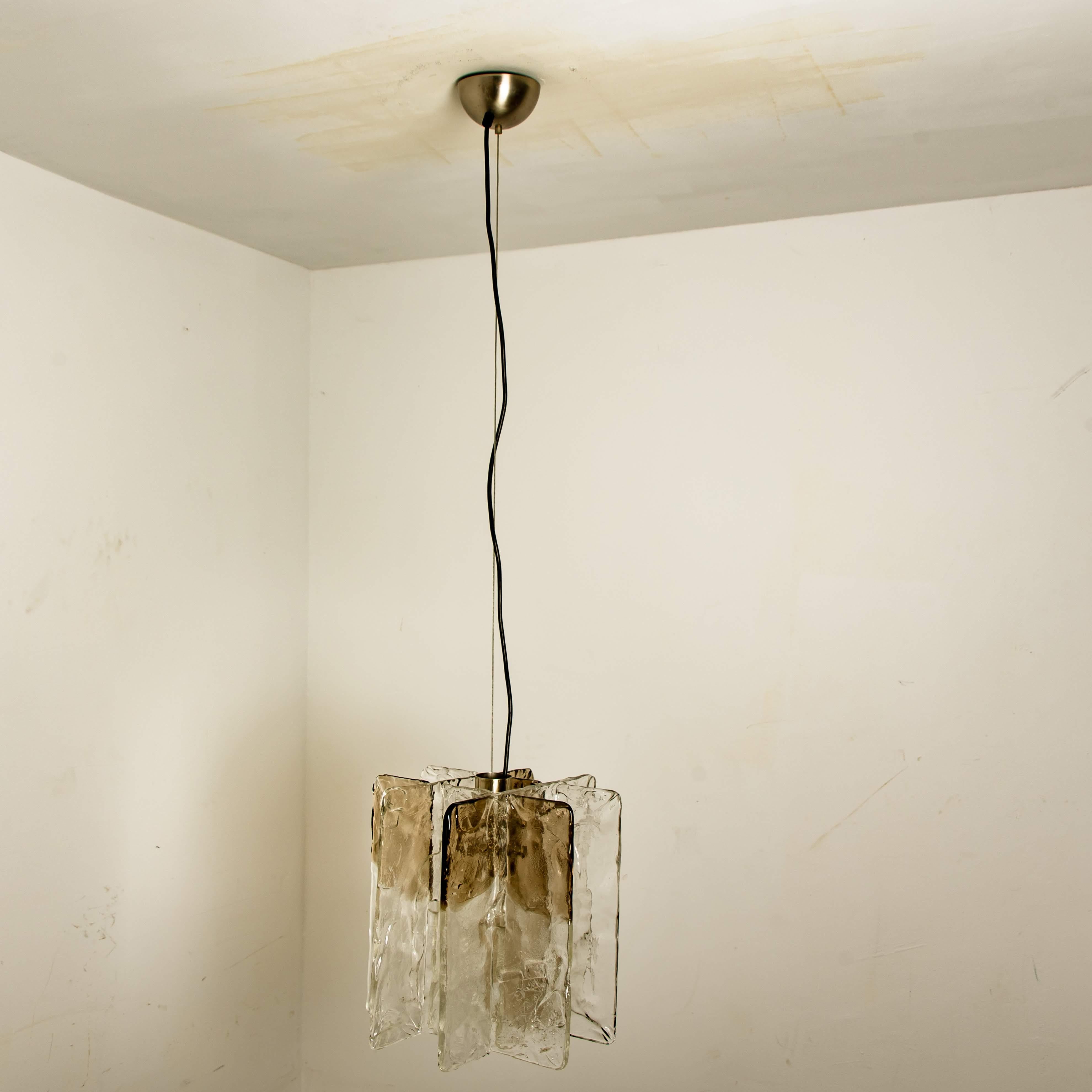 Chandelier by Carlo Nason for Mazzega, 1970s For Sale 9
