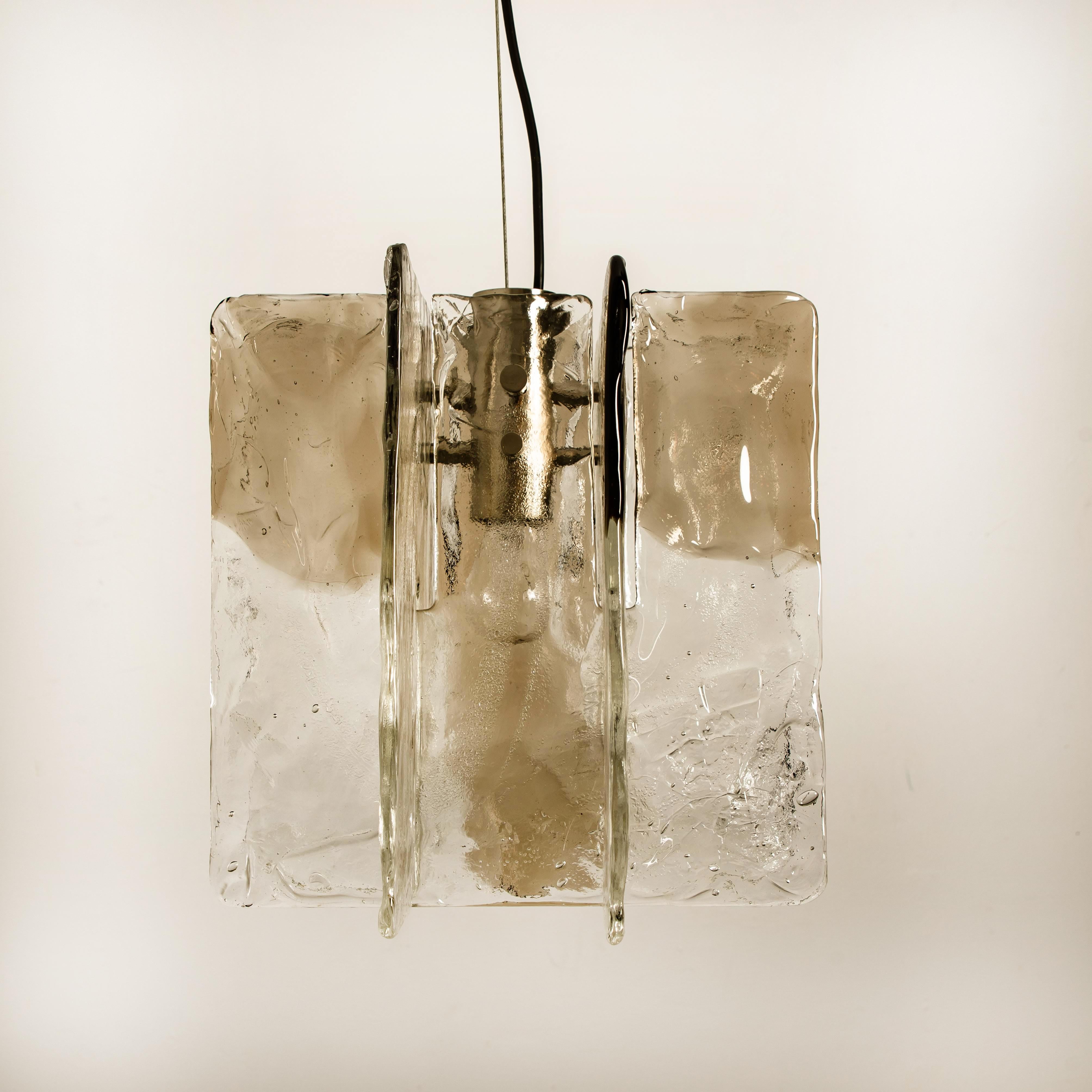 Chandelier by Carlo Nason for Mazzega, 1970s For Sale 11