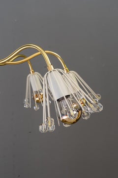 Lampadario di Emil Stejnar per Rupert Nikoll vienna intorno agli anni '50