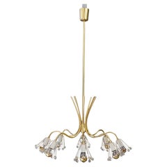 Chandelier by Emil Stejnar for Rupert Nikoll vienna around 1950s
