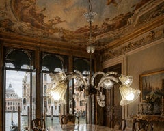 Lustre d'Ercole Barovier, Murano, années 1940