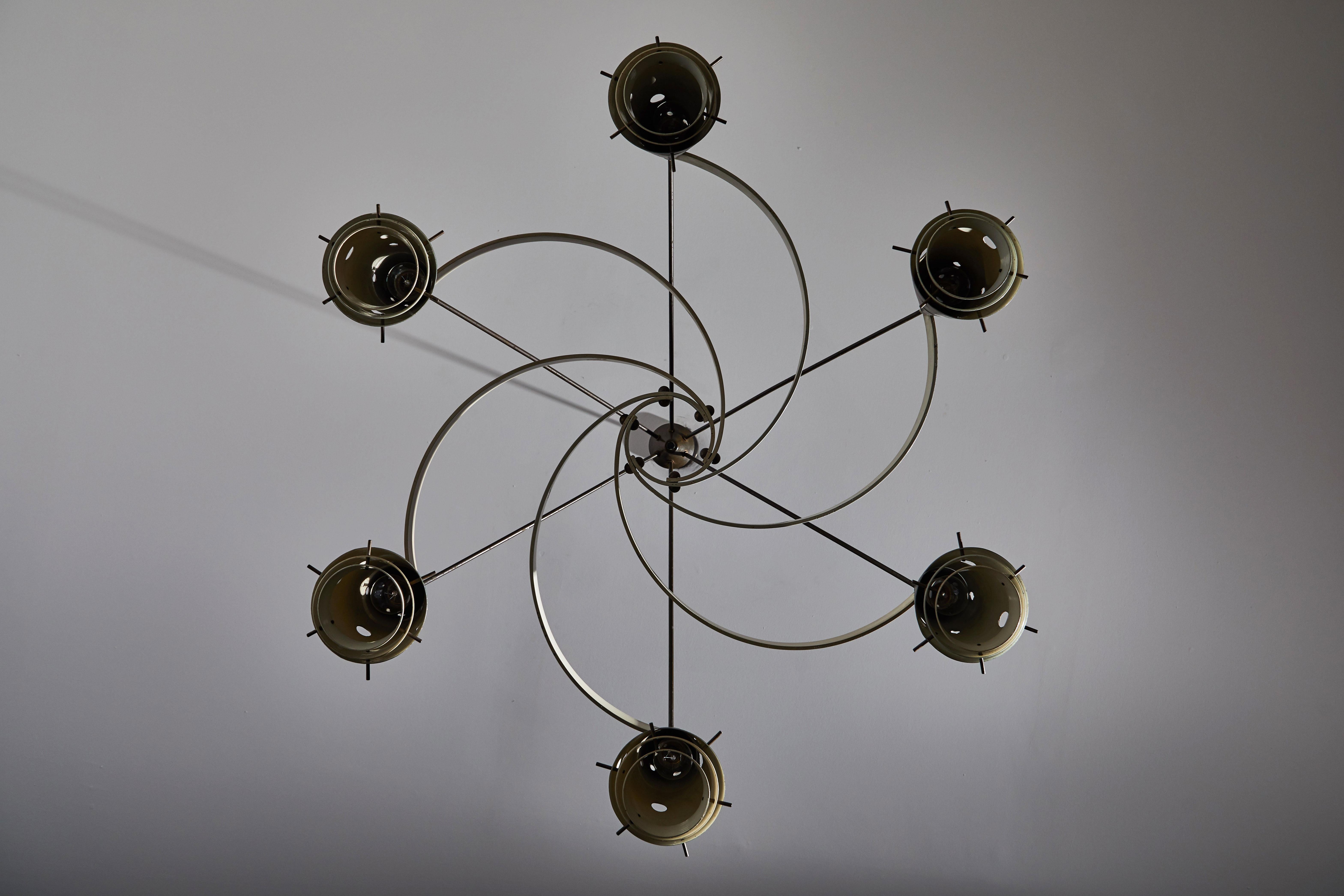 Chandelier by Gilardi & Barzaghi In Good Condition In Los Angeles, CA