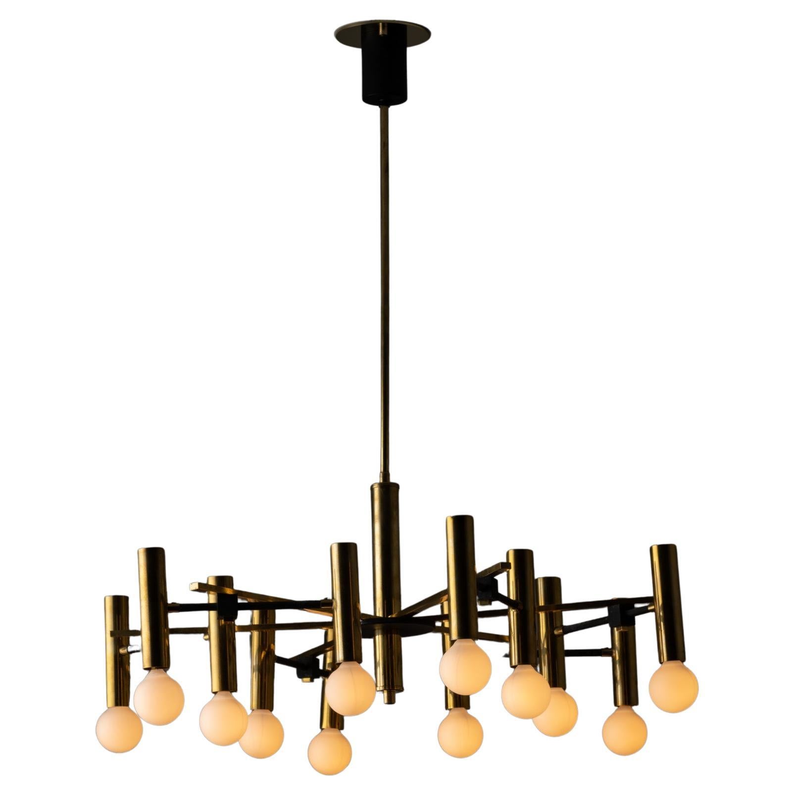 Chandelier by Gino Sarfatti for Arteluce For Sale