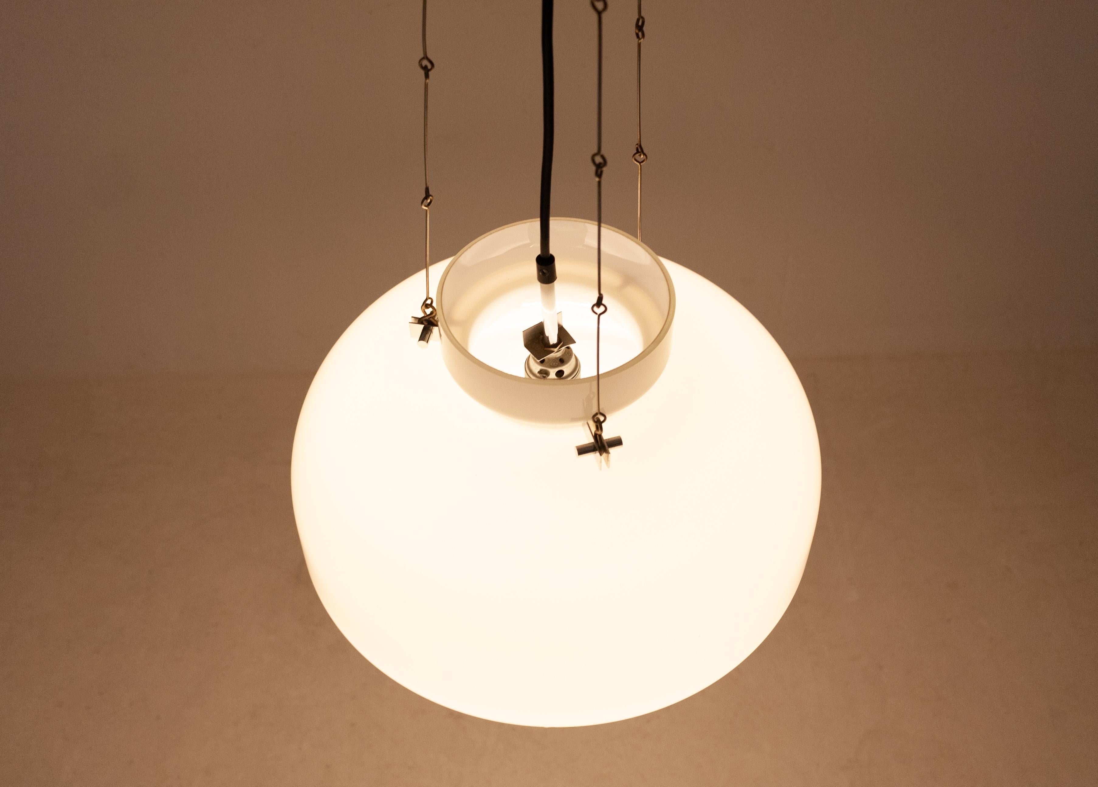 Chandelier by Glashütte Limburg, 1970s For Sale 3