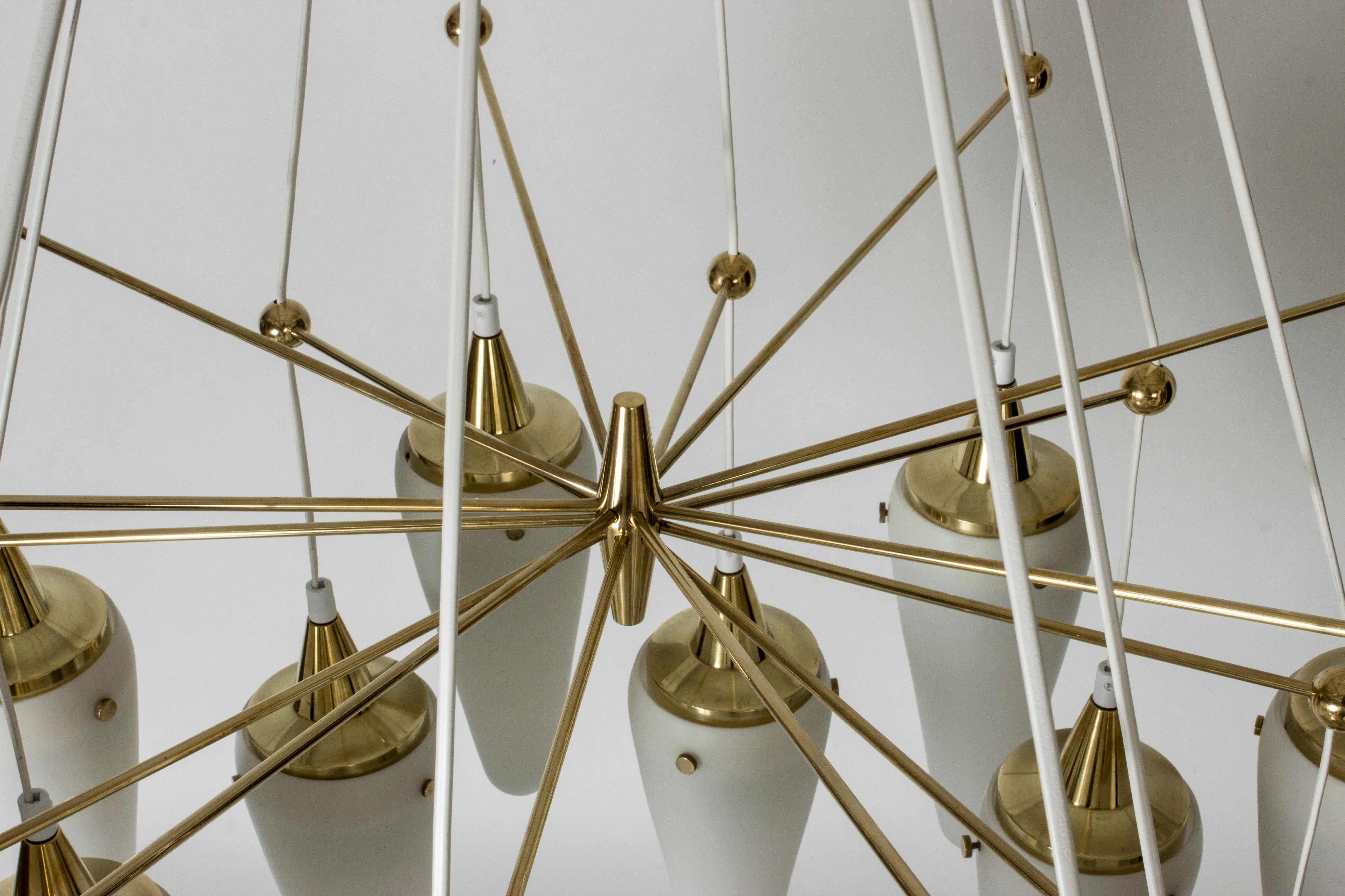 Chandelier by Hans-Agne Jakobsson For Sale 4