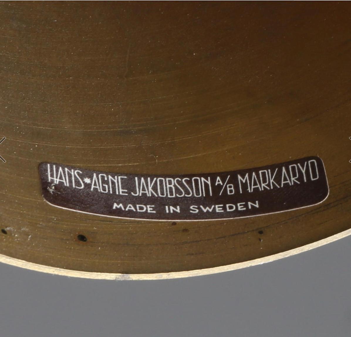 Swedish Chandelier by Hans-Agne Jakobsson For Sale