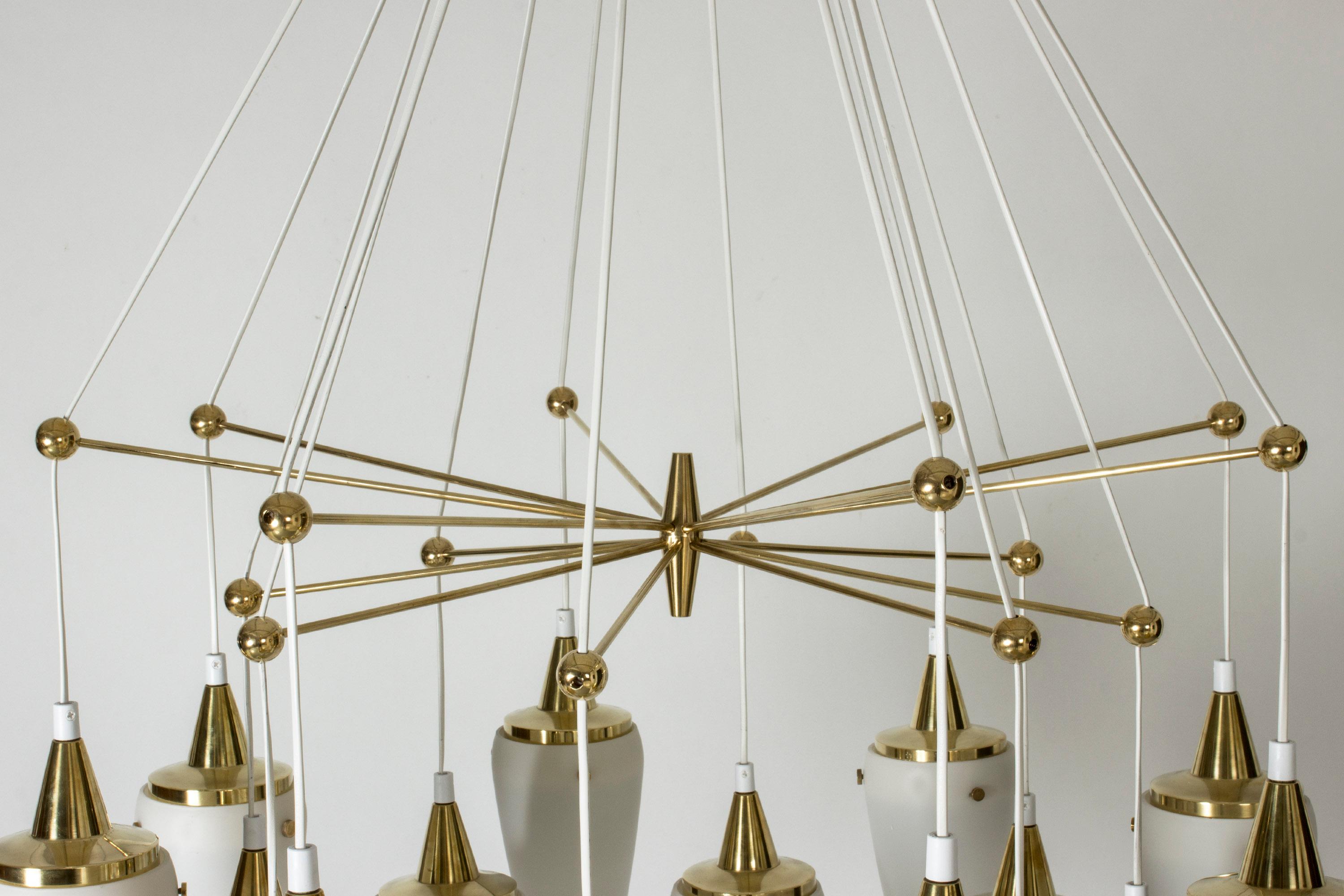 Chandelier by Hans-Agne Jakobsson In Good Condition For Sale In Stockholm, SE
