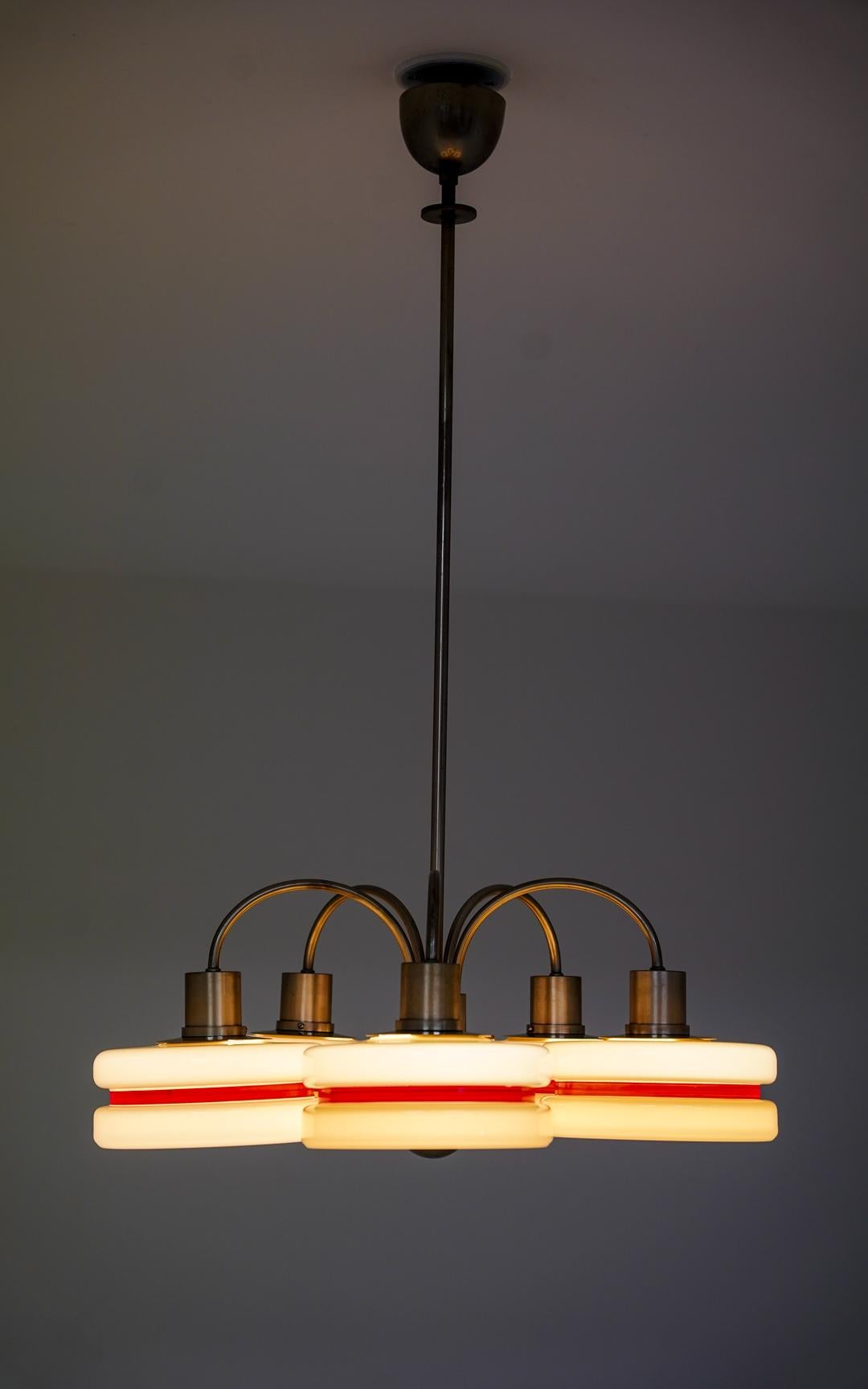 Lámpara de Harald Notini para Böhlmarks, Suecia, años 30 en venta 12