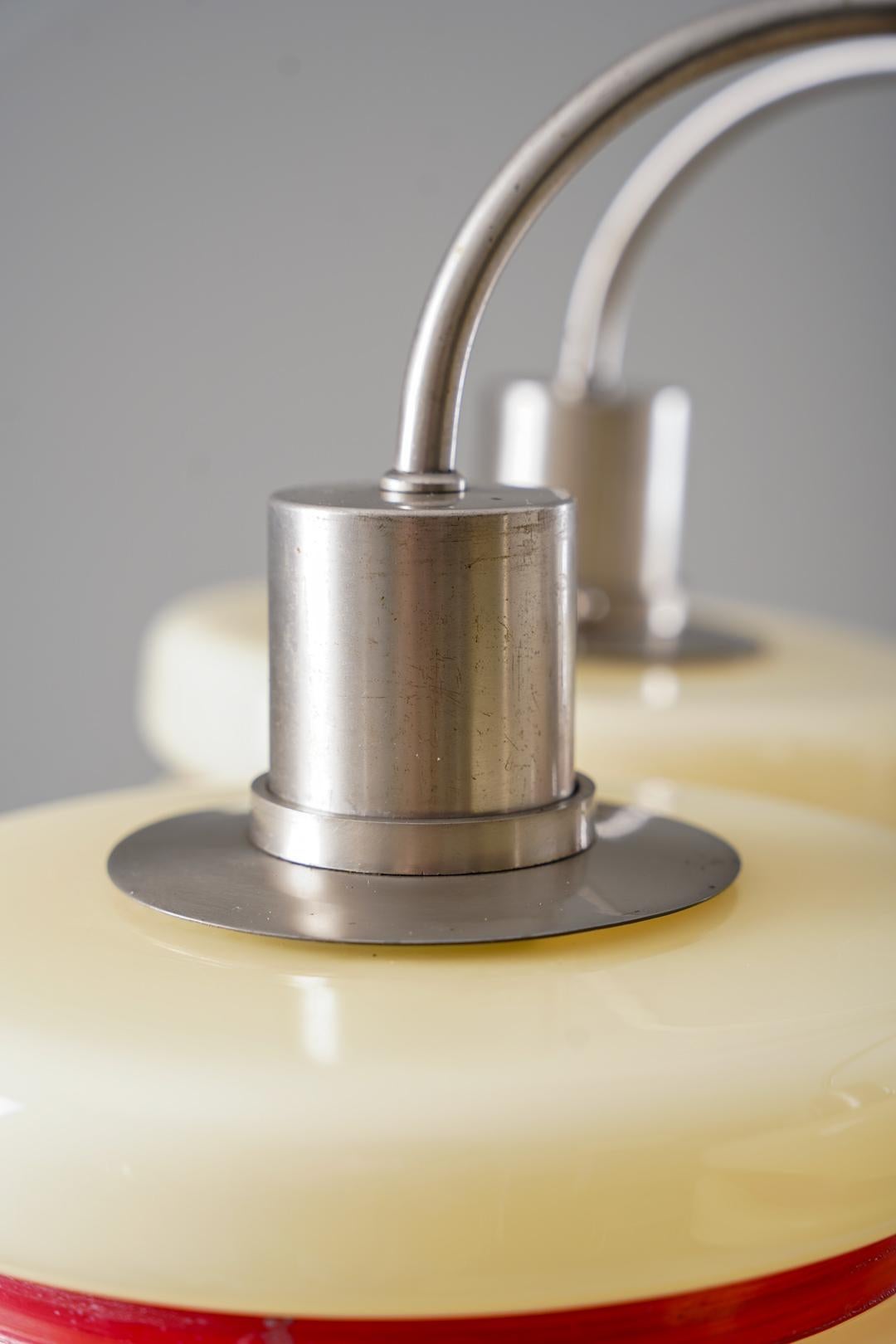 Lámpara de Harald Notini para Böhlmarks, Suecia, años 30 Metal en venta