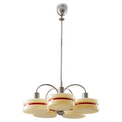 Chandelier by Harald Notini for Böhlmarks, Sweden, 1930s