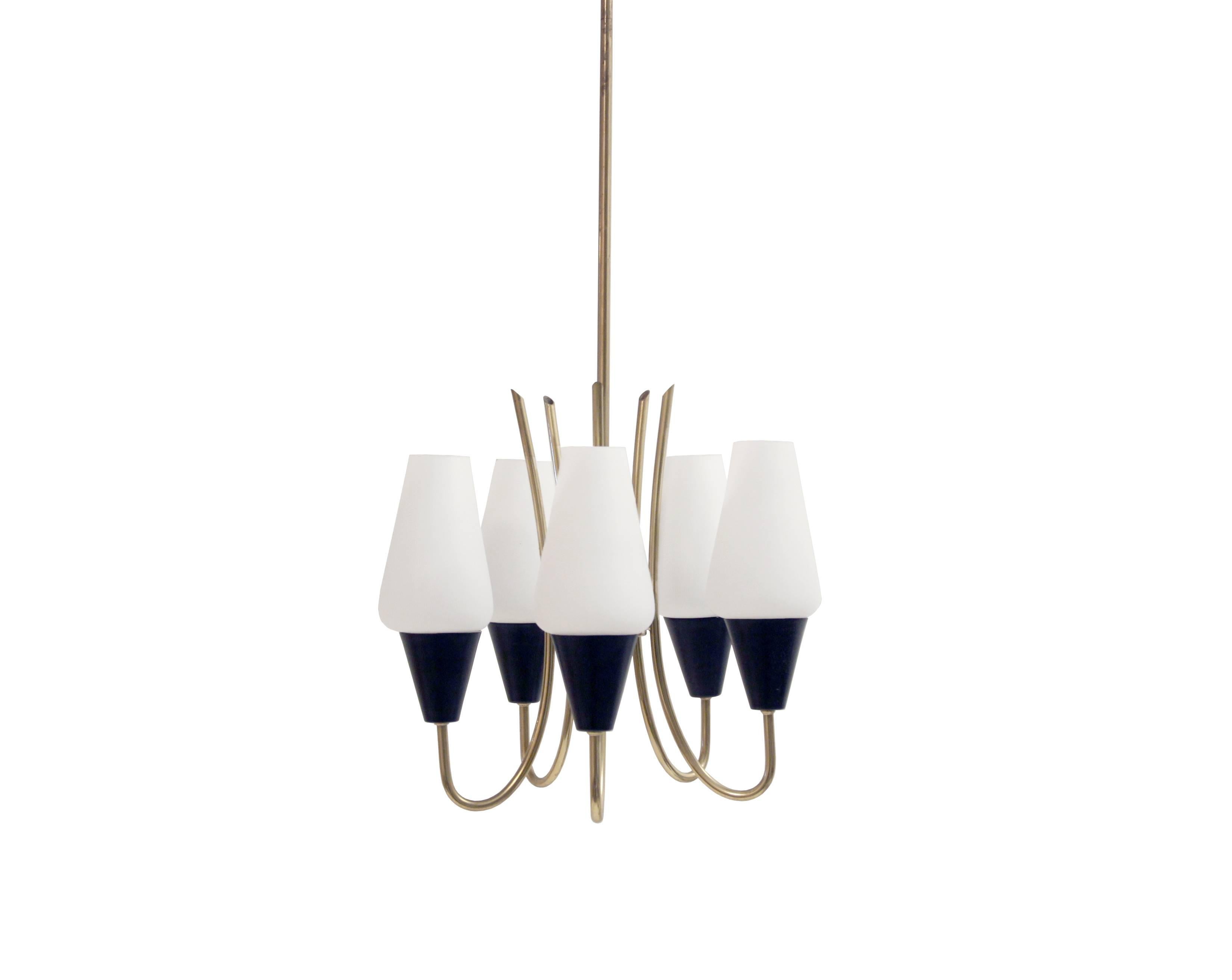 Chandelier by Jonas Hidle, Norway, 1960s In Good Condition In Oslo, NO